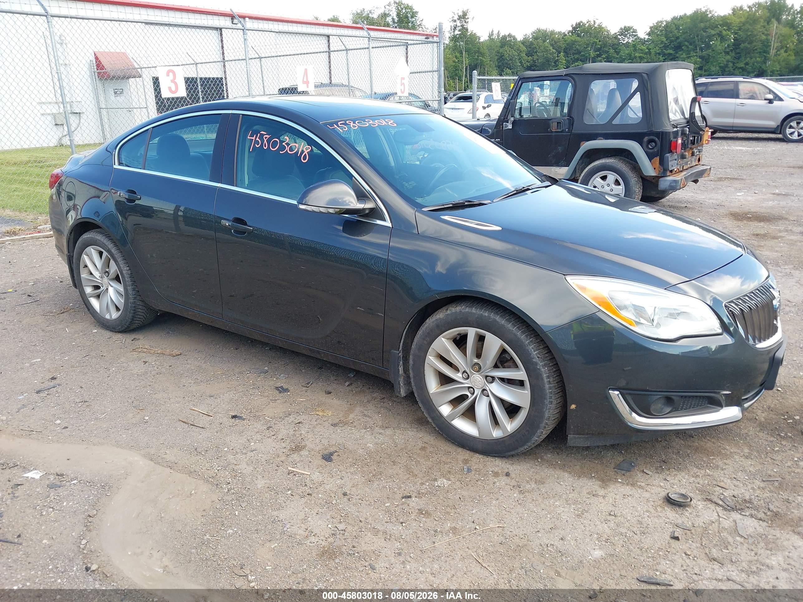 2015 Buick Regal Turbo/e-assist Premium I Gray vin: 2G4GN5EX7F9170871