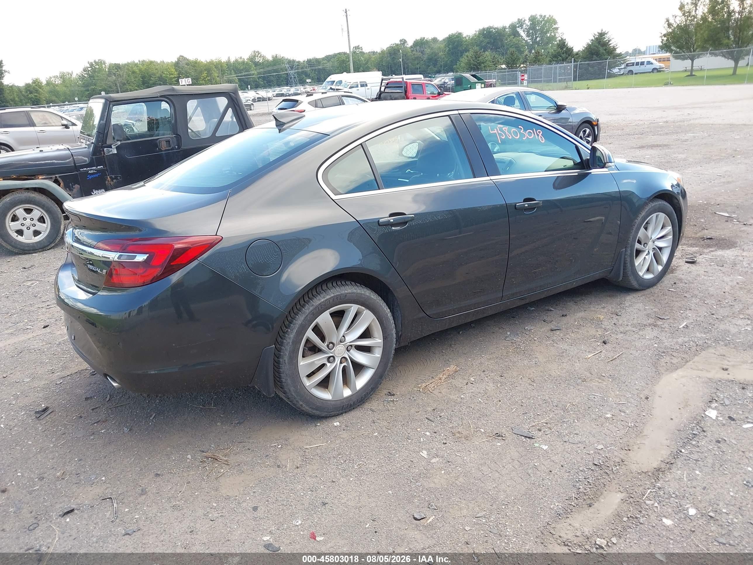 2015 Buick Regal Turbo/e-assist Premium I Gray vin: 2G4GN5EX7F9170871