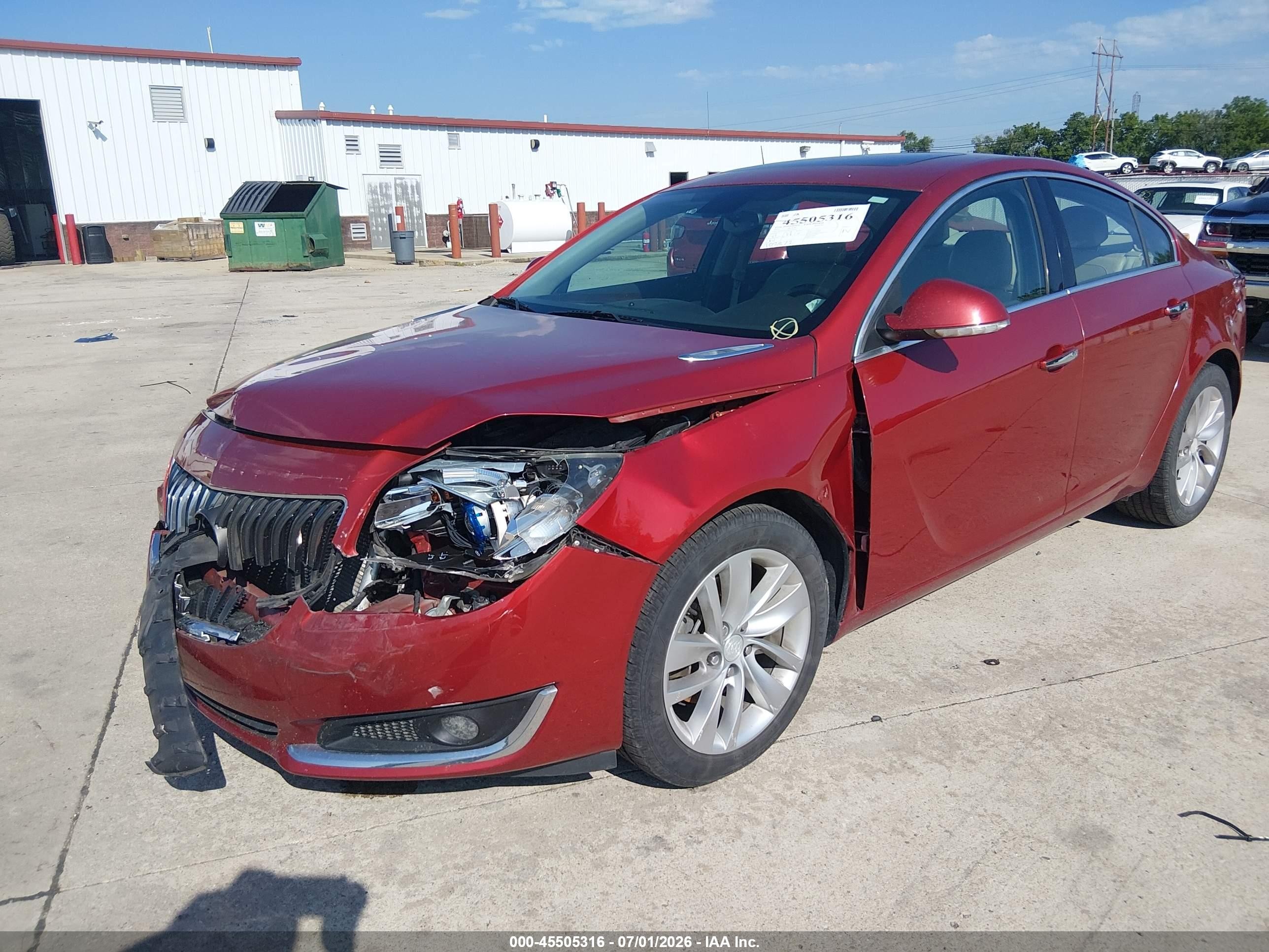 2014 Buick Regal Turbo/e-assist Premium I Red vin: 2G4GN5EX8E9226458
