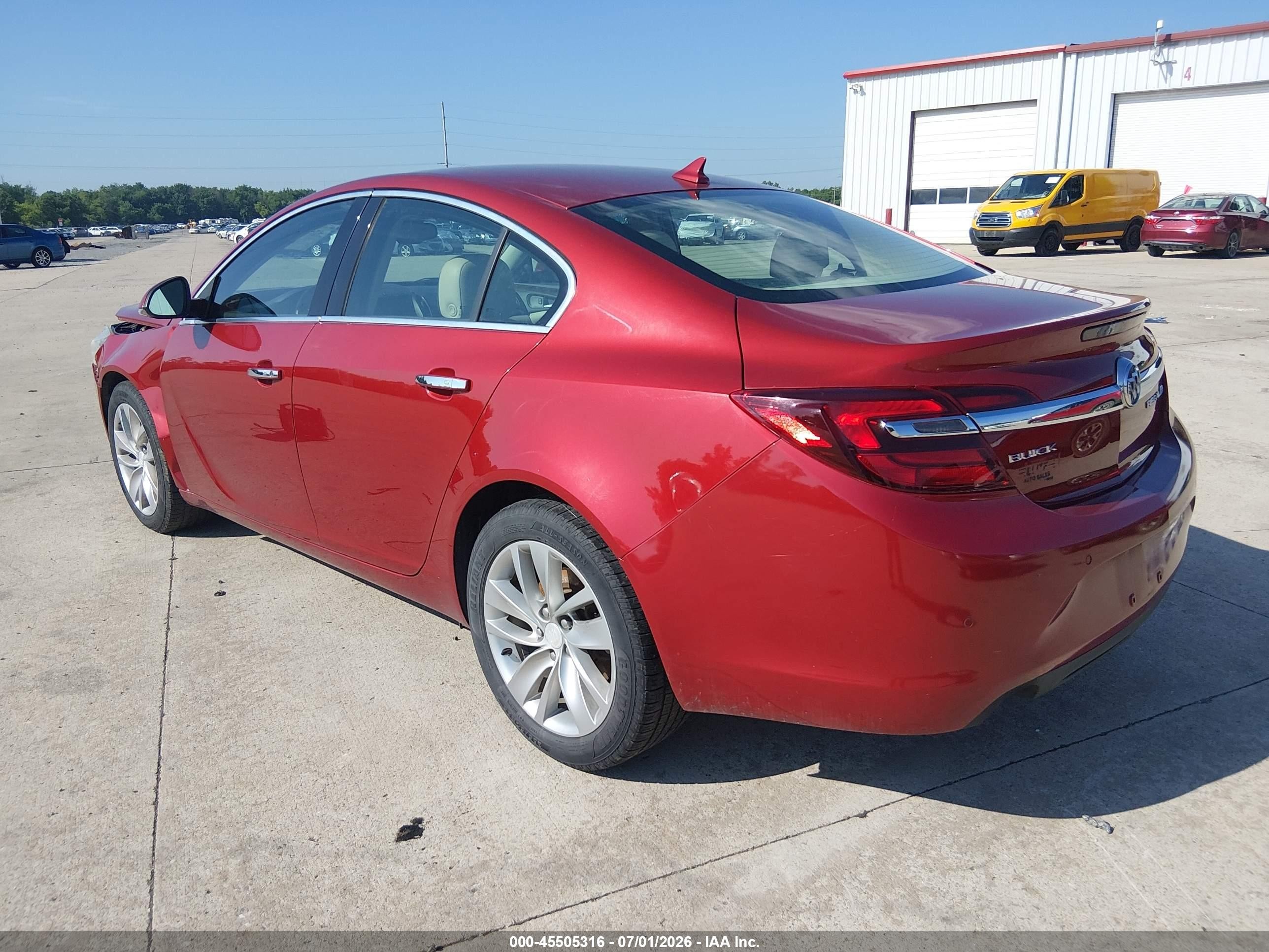 2014 Buick Regal Turbo/e-assist Premium I Red vin: 2G4GN5EX8E9226458