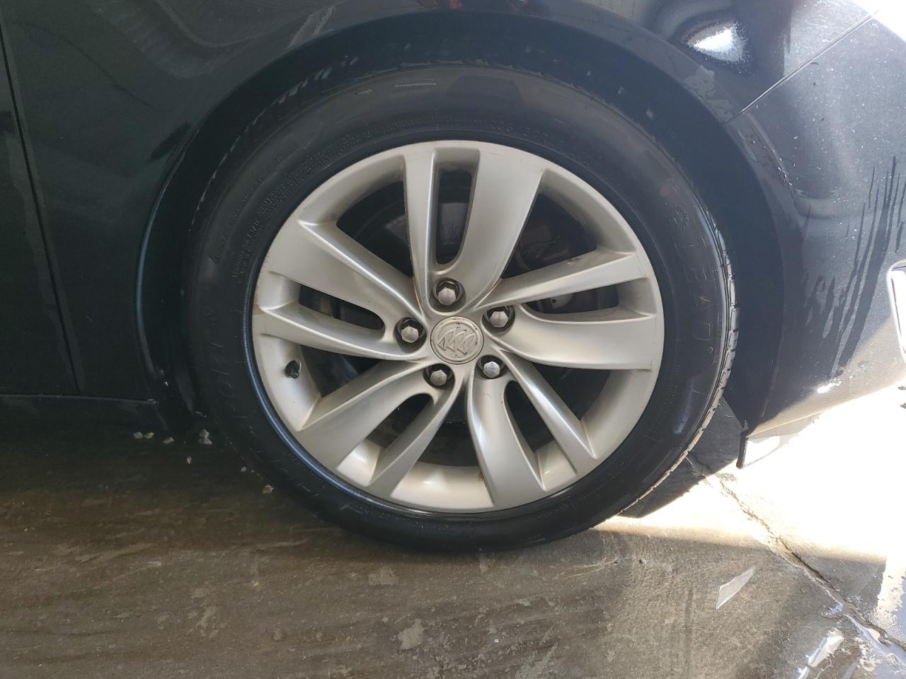 2015 Buick Regal Premium Black vin: 2G4GN5EX8F9134655 Damage: Right Front Wheel, Curb Rash, 3 To 4 Inches