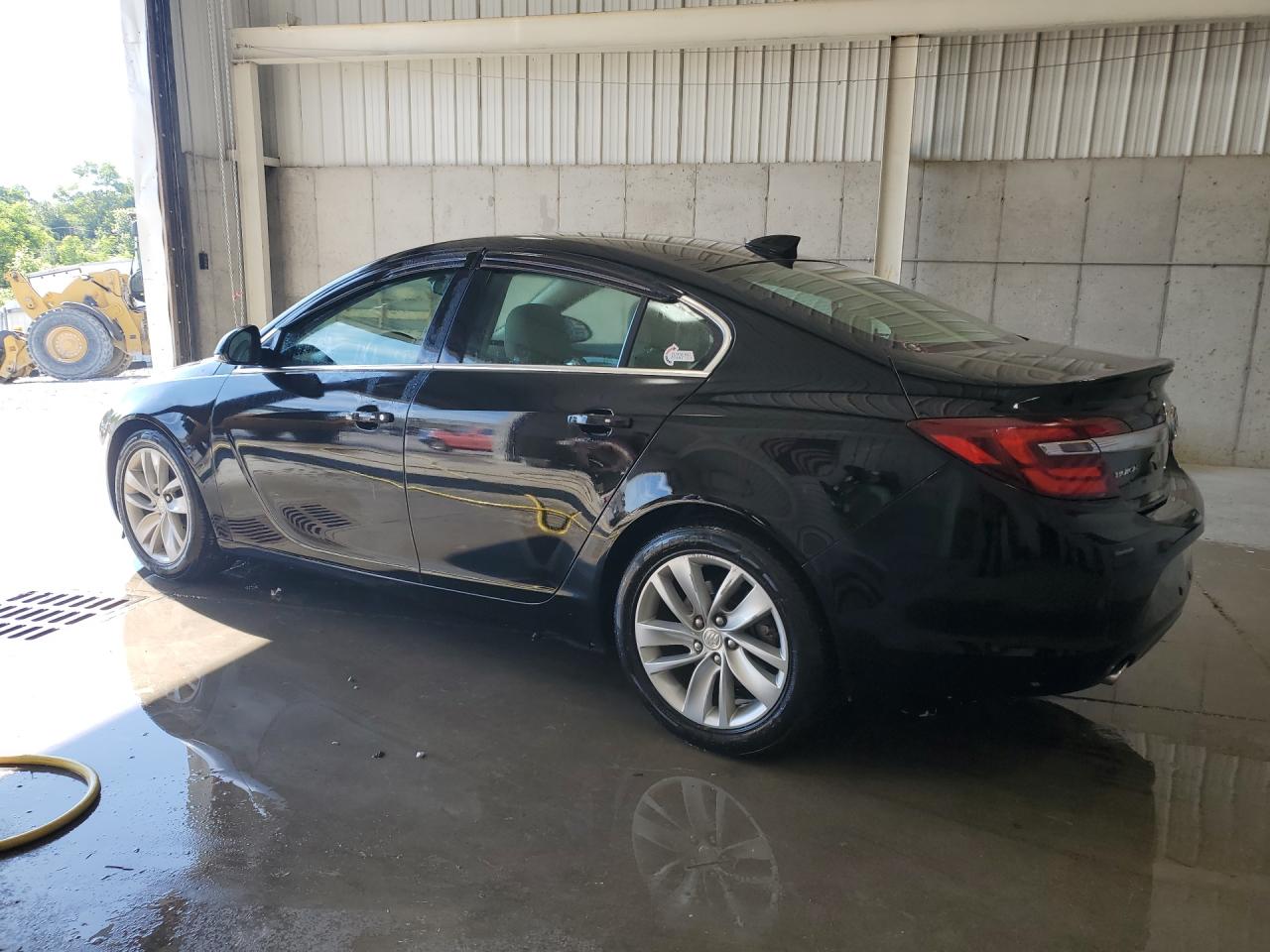 2015 Buick Regal Premium Black vin: 2G4GN5EX8F9134655 Damage: Left Rear Door, Heavy Scratch, 3 To 4 Inches