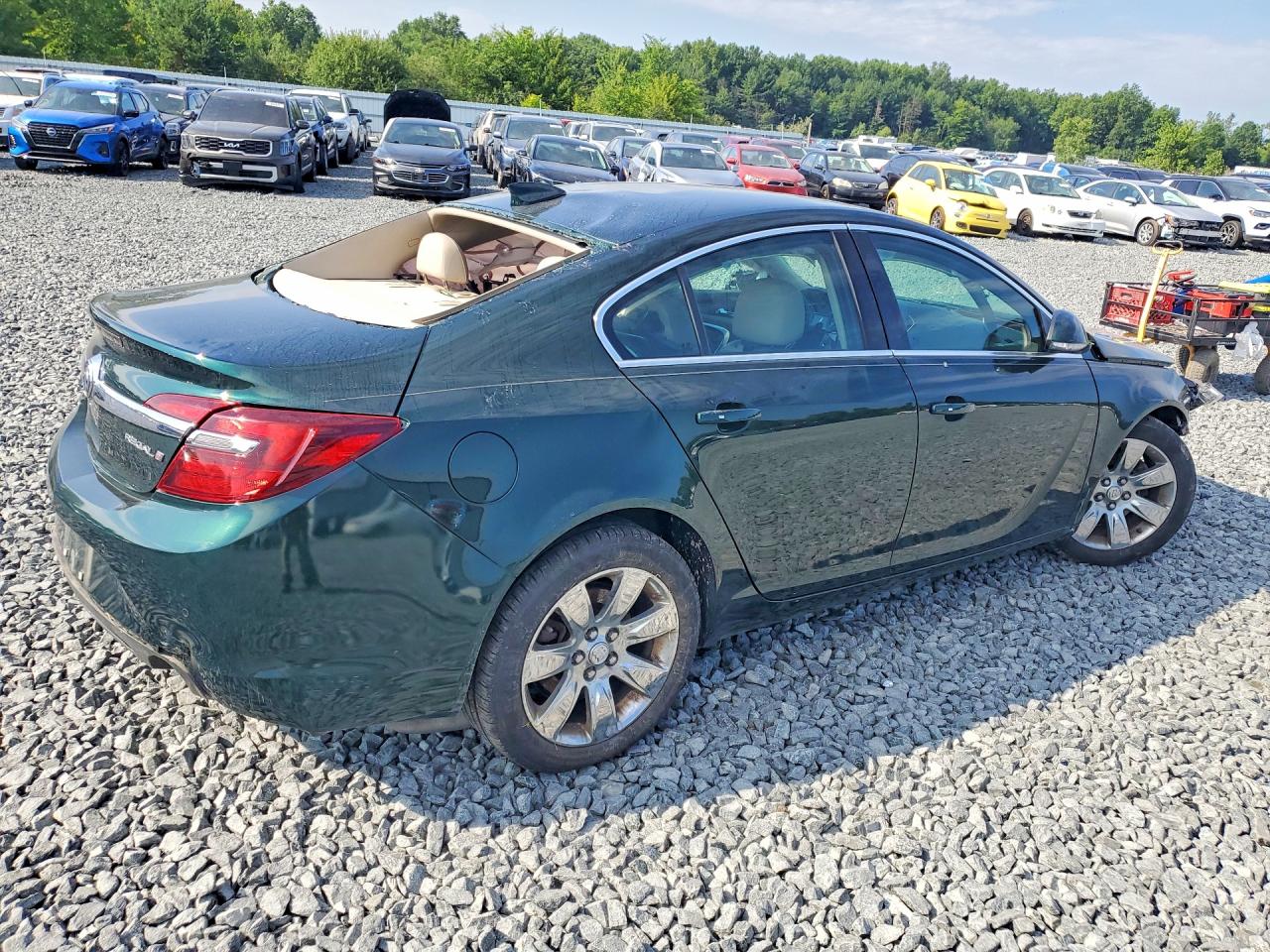 2015 Buick Regal Premium Green vin: 2G4GN5EX9F9241973