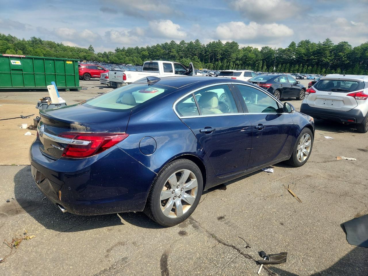 2015 Buick Regal Premium Blue vin: 2G4GN5EXXF9292771