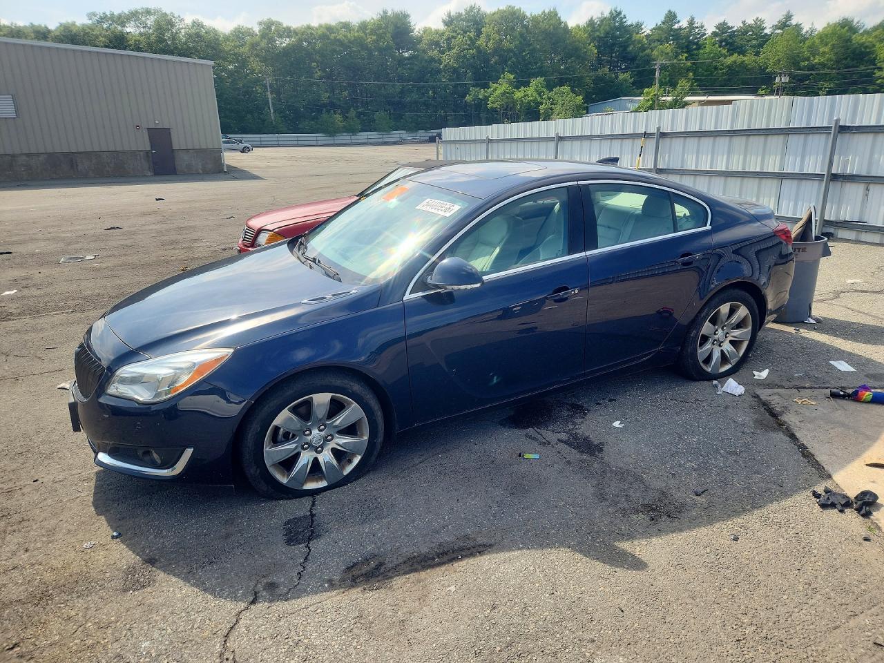 2015 Buick Regal Premium Blue vin: 2G4GN5EXXF9292771