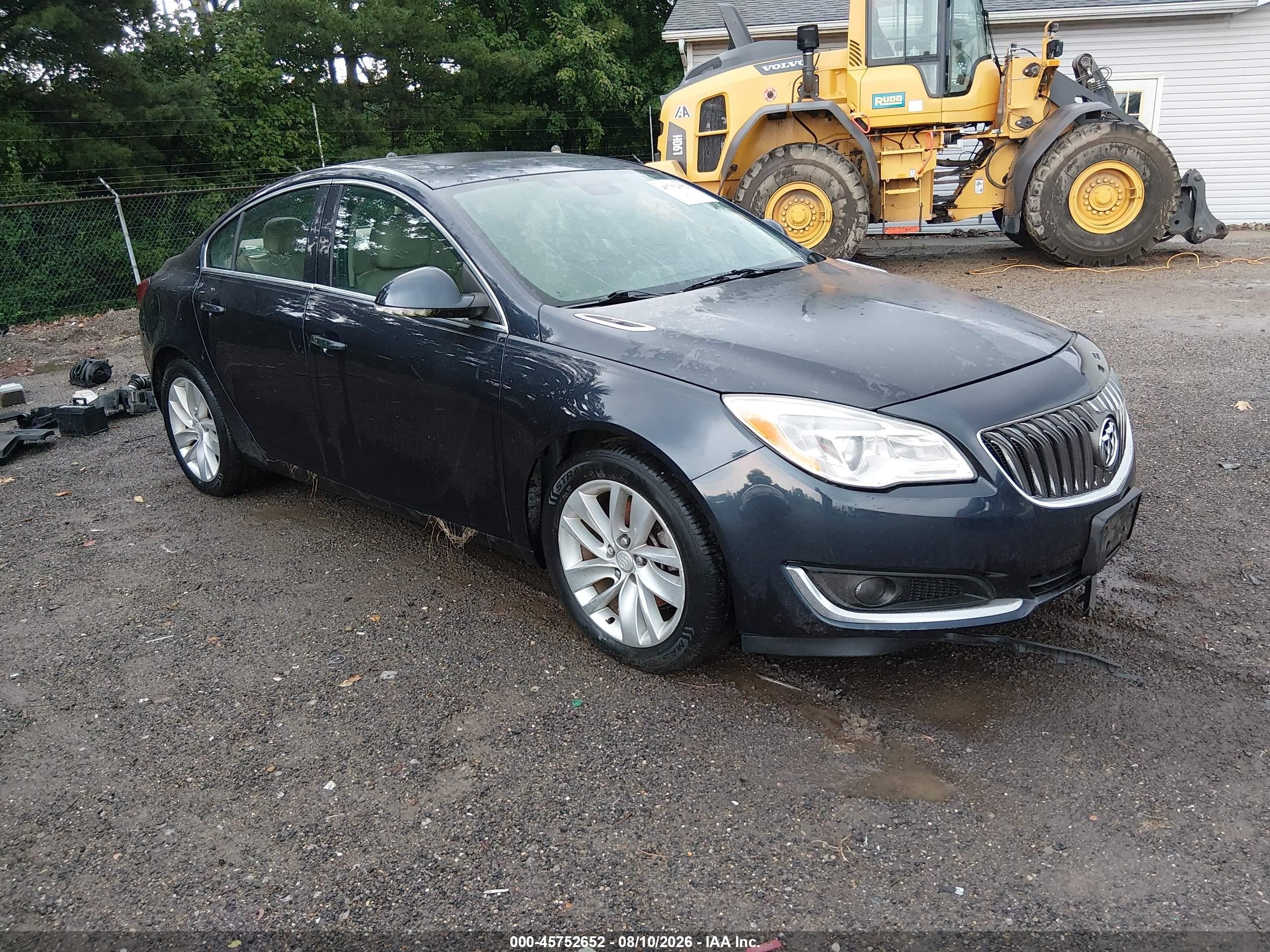 2014 Buick Regal Turbo Premium I Синий vin: 2G4GP5EX8E9201442