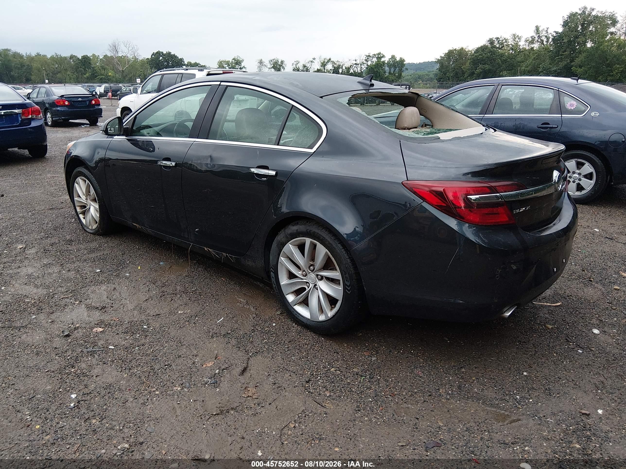 2014 Buick Regal Turbo Premium I Blue vin: 2G4GP5EX8E9201442