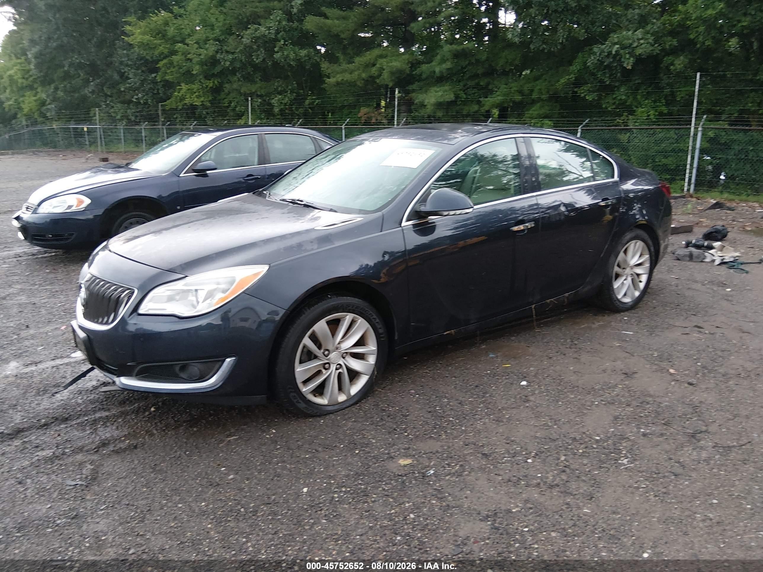 2014 Buick Regal Turbo Premium I Blue vin: 2G4GP5EX8E9201442