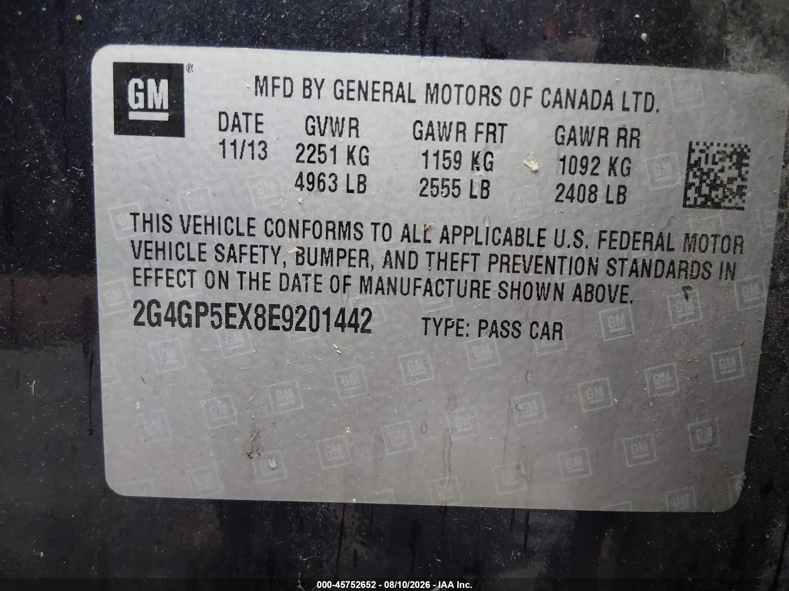 2014 Buick Regal Turbo Premium I Blue vin: 2G4GP5EX8E9201442