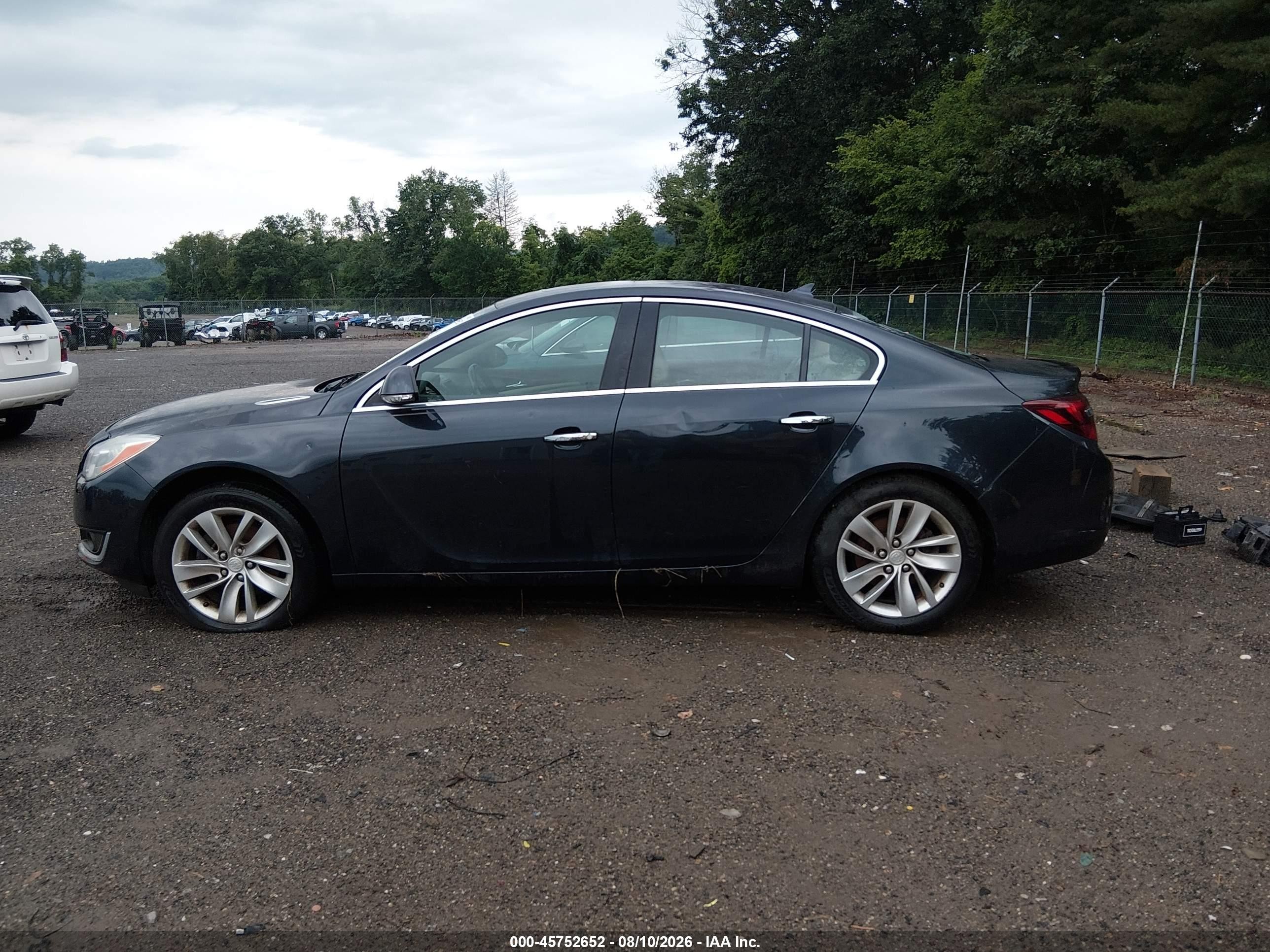 2014 Buick Regal Turbo Premium I Blue vin: 2G4GP5EX8E9201442