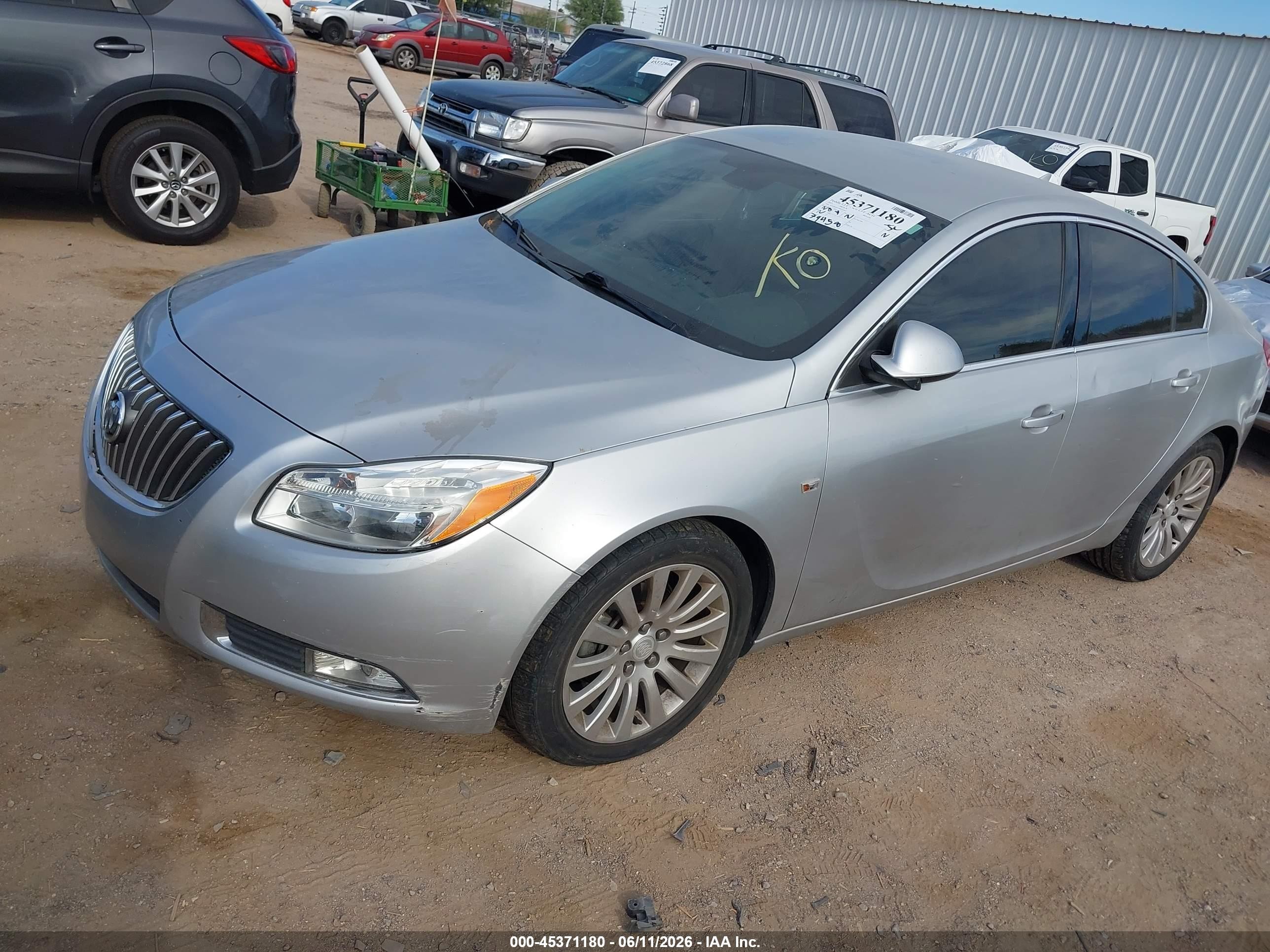 2011 Buick Regal Cxl Oshawa Серебряный vin: 2G4GR5EC3B9182852