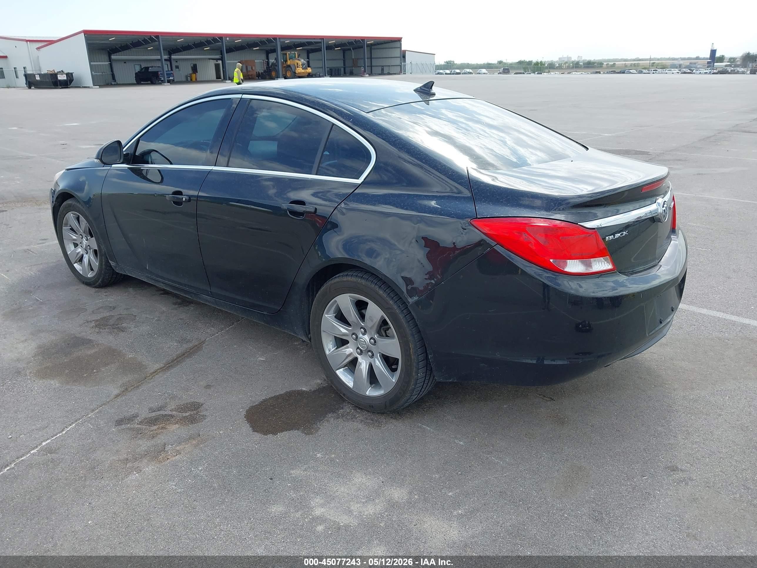 2012 Buick Regal   Black vin: 2G4GR5EK0C9109317