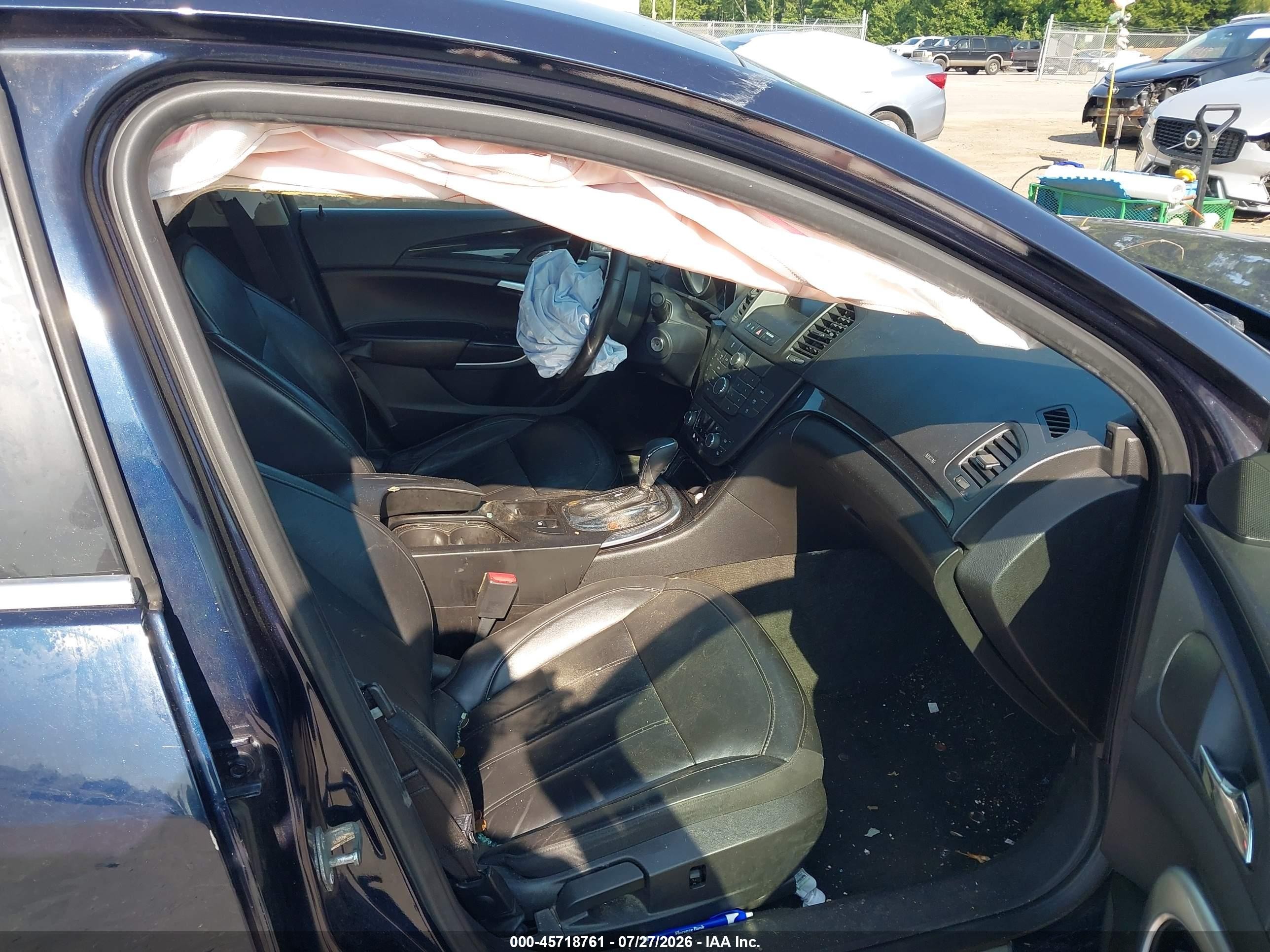 2012 Buick Regal   Black vin: 2G4GR5EK2C9136566
