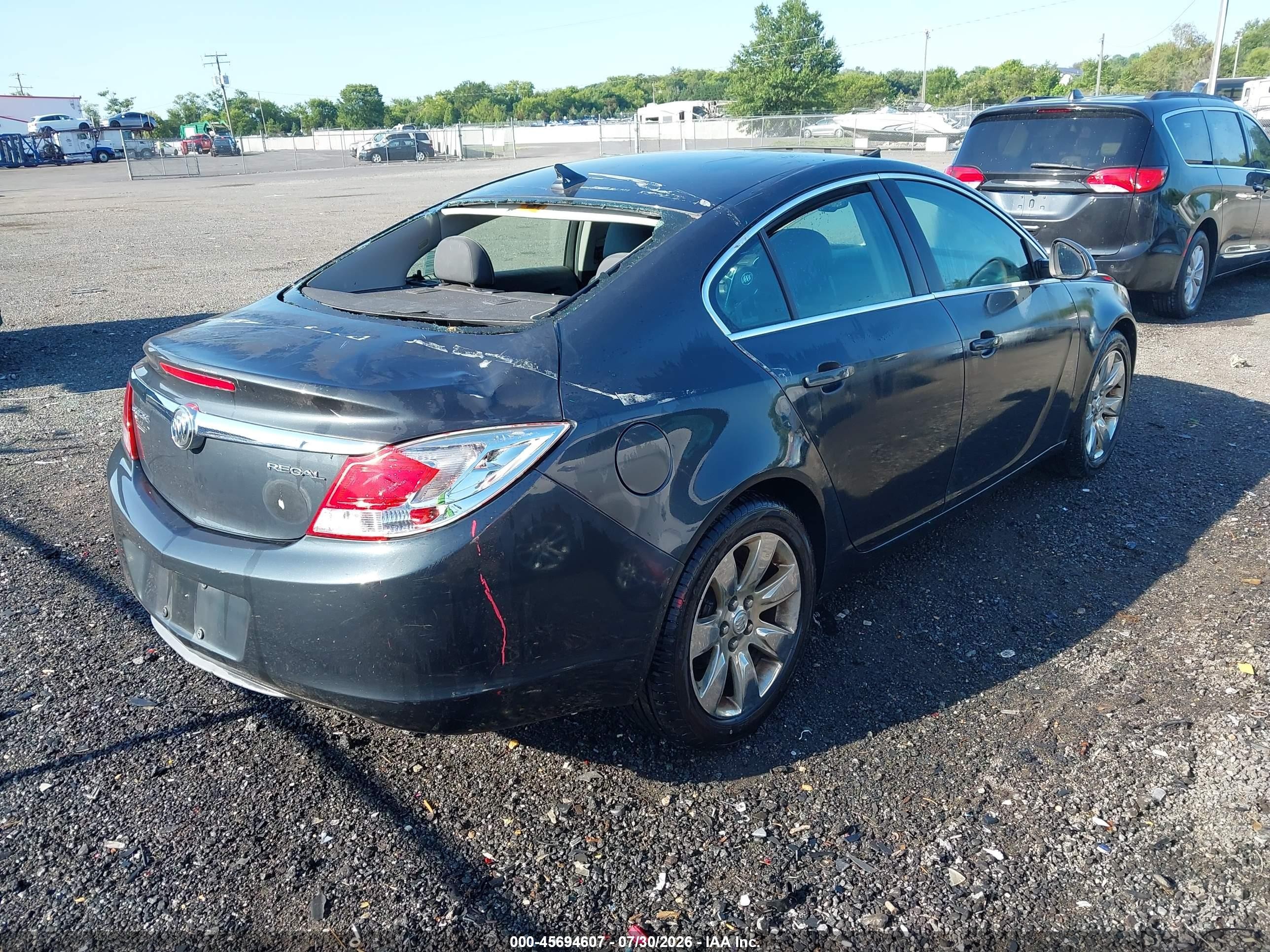 2012 Buick Regal   Black vin: 2G4GR5EK2C9151729