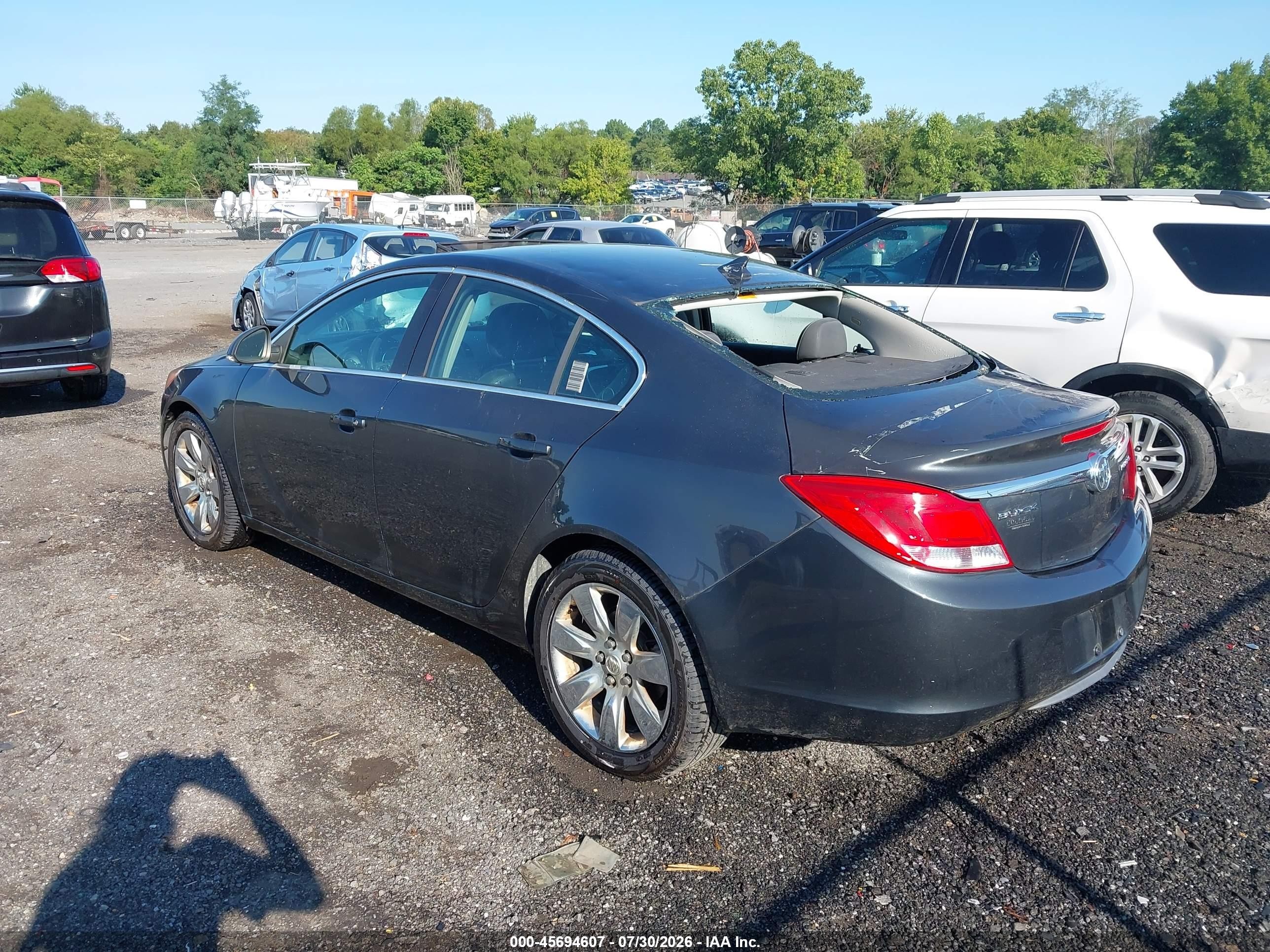 2012 Buick Regal   Black vin: 2G4GR5EK2C9151729