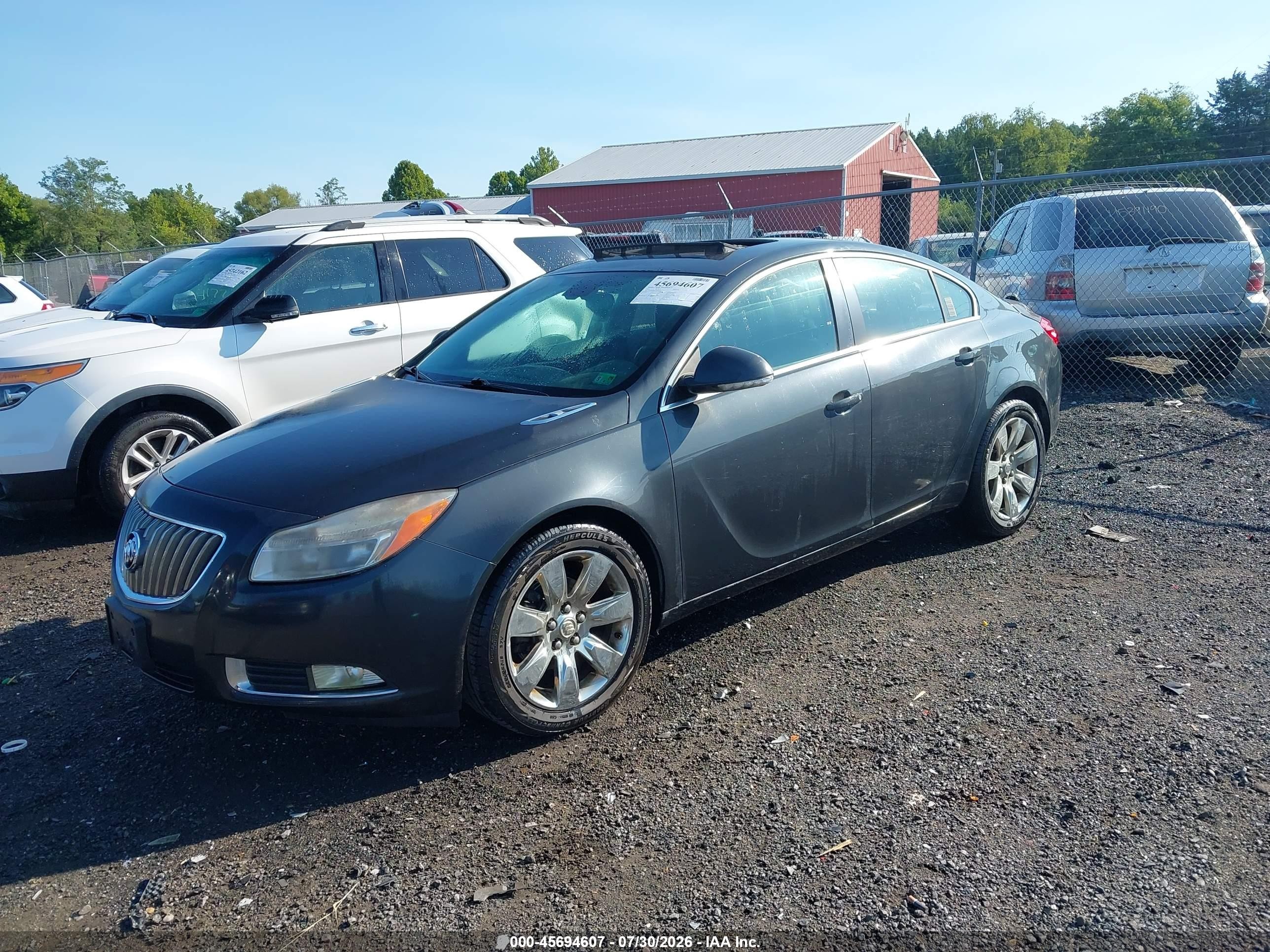 2012 Buick Regal   Black vin: 2G4GR5EK2C9151729