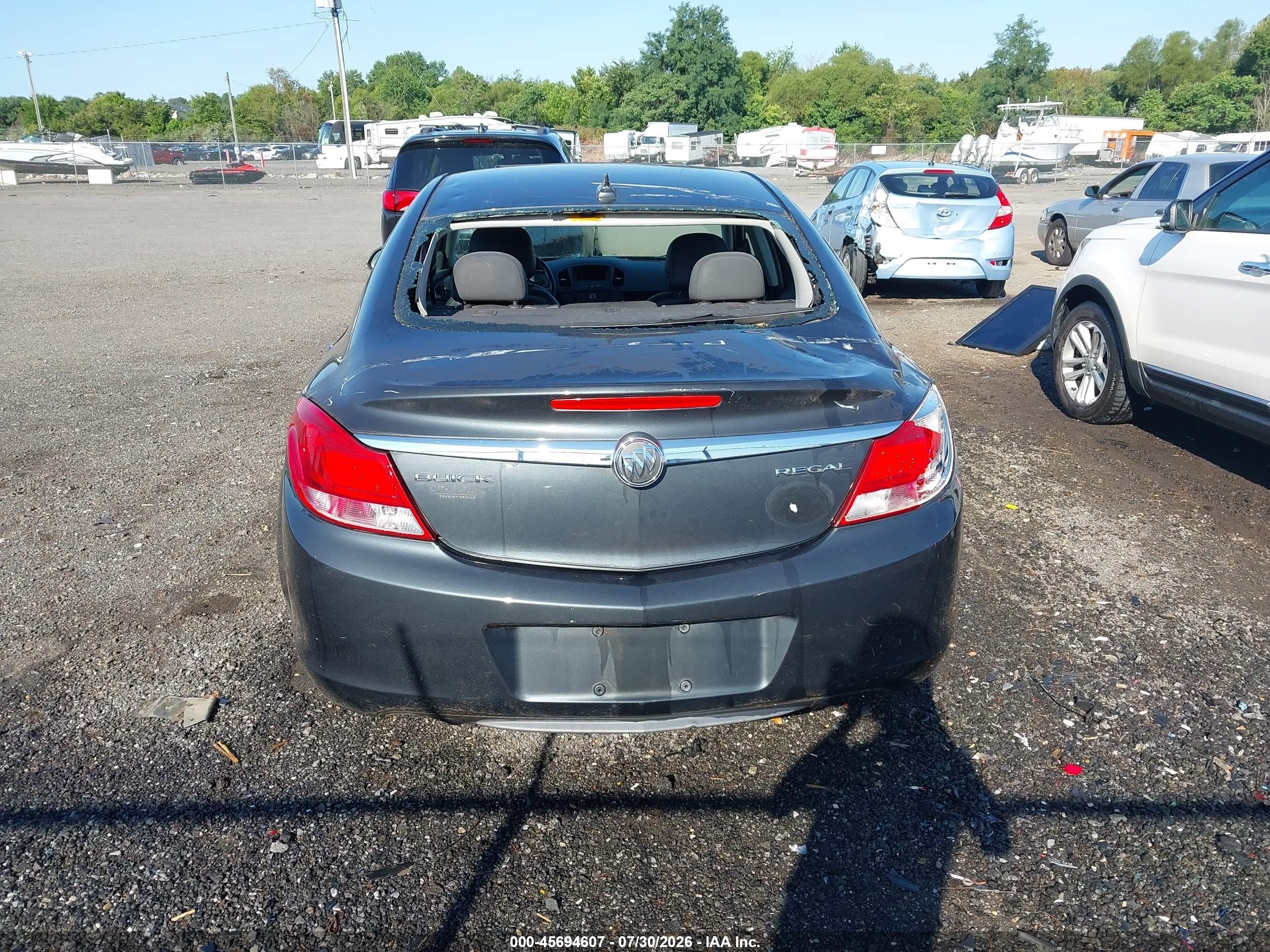 2012 Buick Regal   Black vin: 2G4GR5EK2C9151729