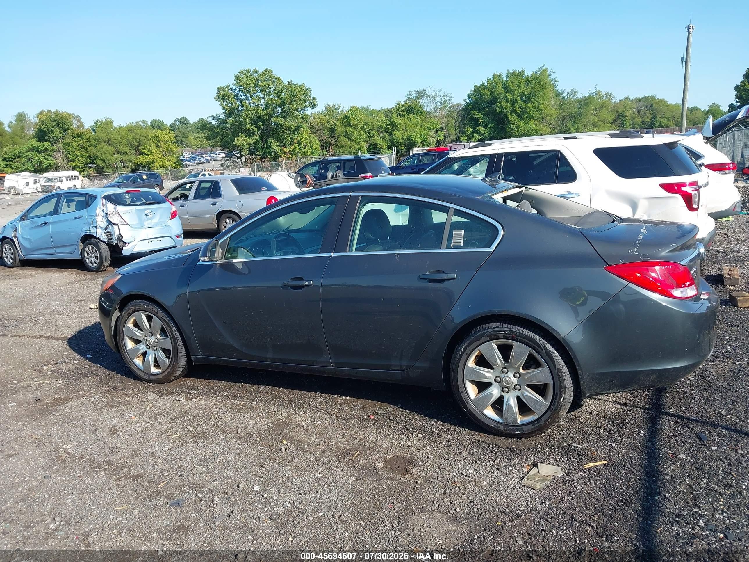 2012 Buick Regal   Black vin: 2G4GR5EK2C9151729