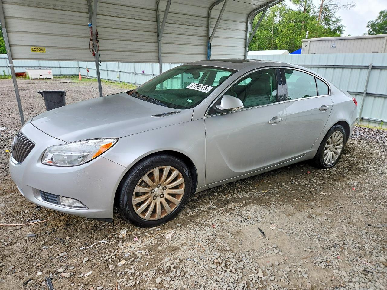 2012 Buick Regal Silver vin: 2G4GR5EK2C9179868
