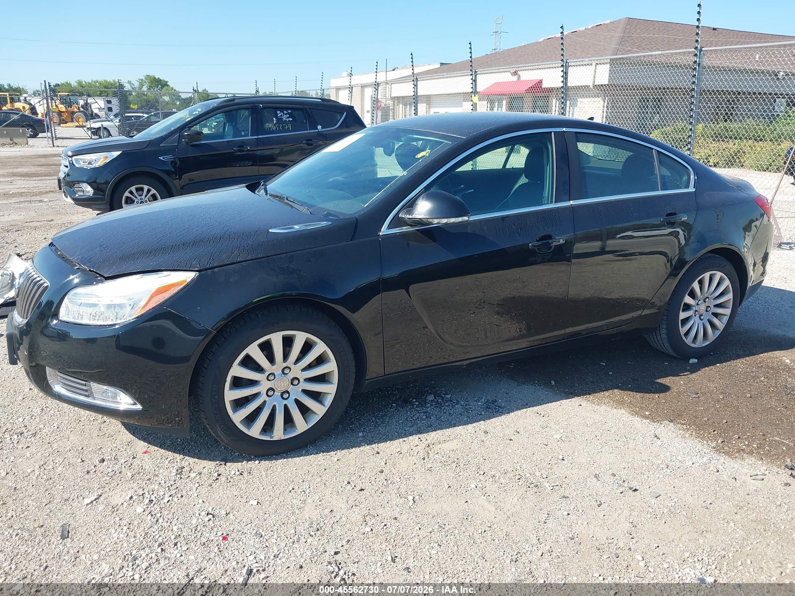 2012 Buick Regal   Black vin: 2G4GR5EK5C9107420