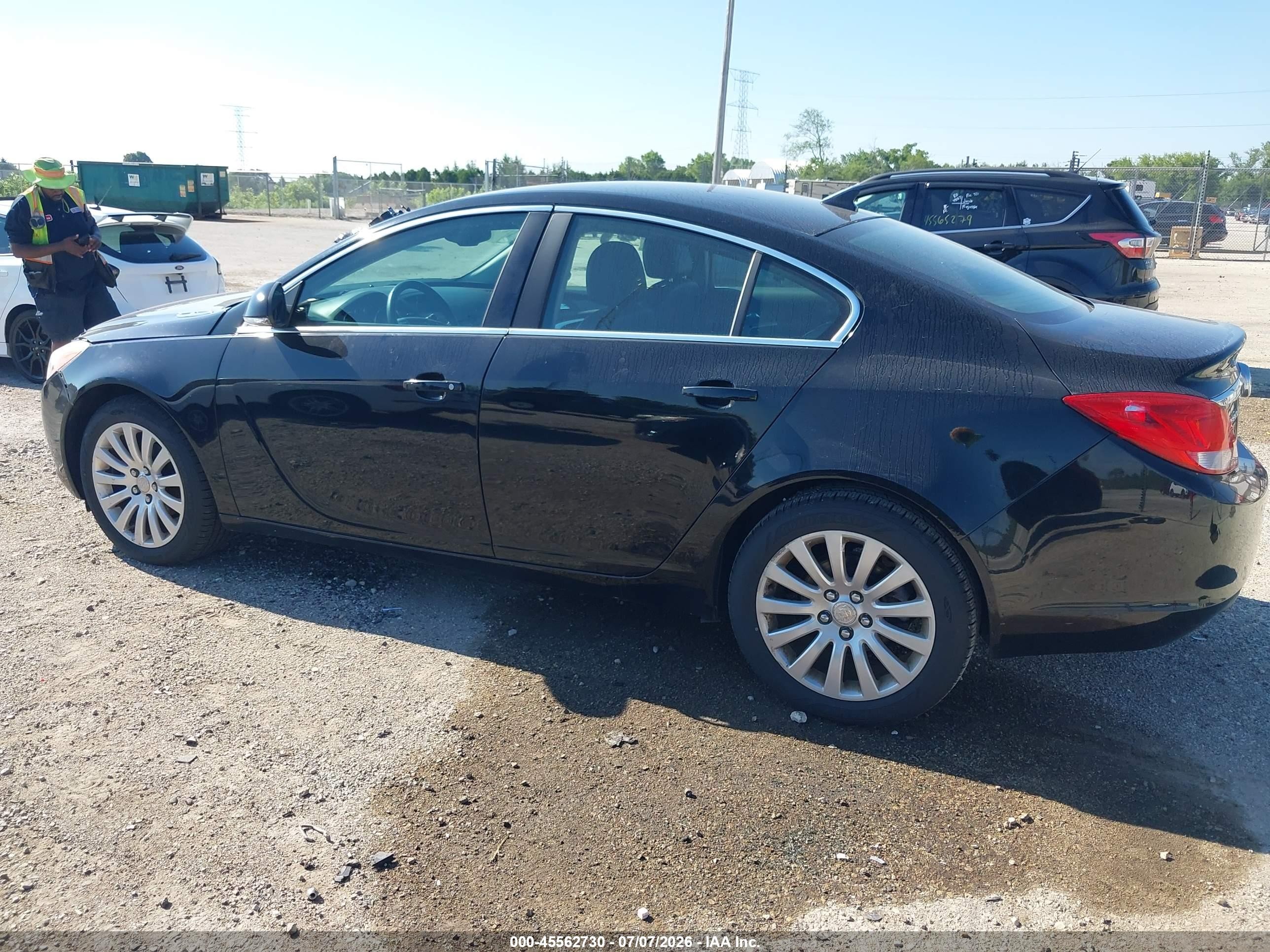 2012 Buick Regal   Black vin: 2G4GR5EK5C9107420