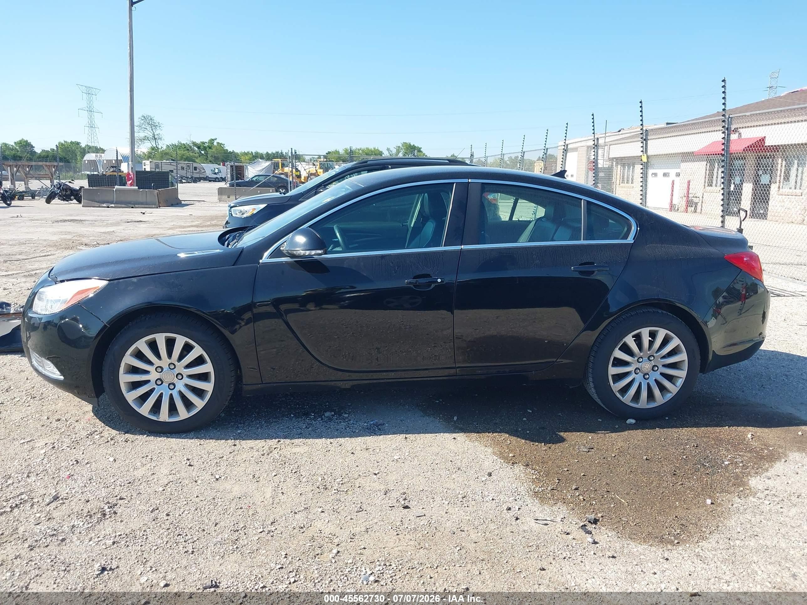 2012 Buick Regal   Black vin: 2G4GR5EK5C9107420