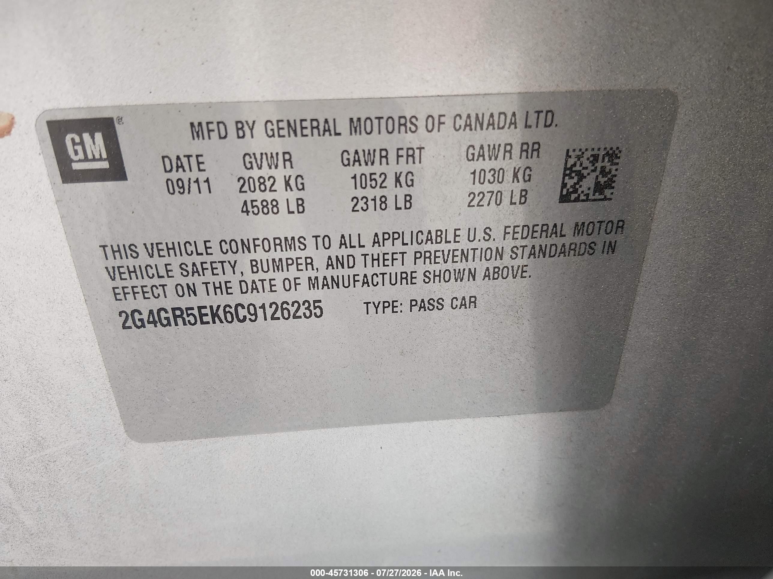2012 Buick Regal   Silver vin: 2G4GR5EK6C9126235
