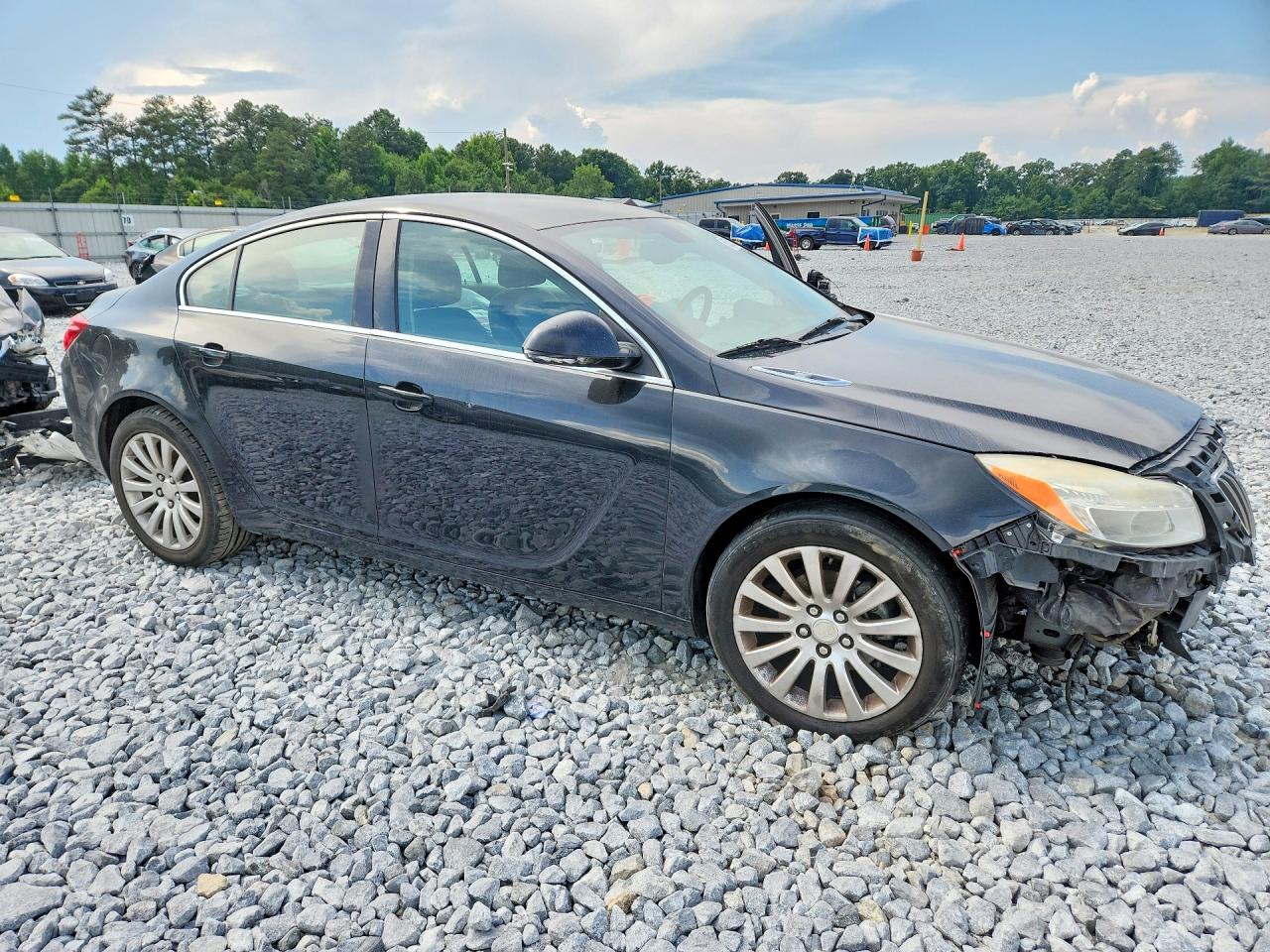 2012 Buick Regal Black vin: 2G4GR5EK7C9143366
