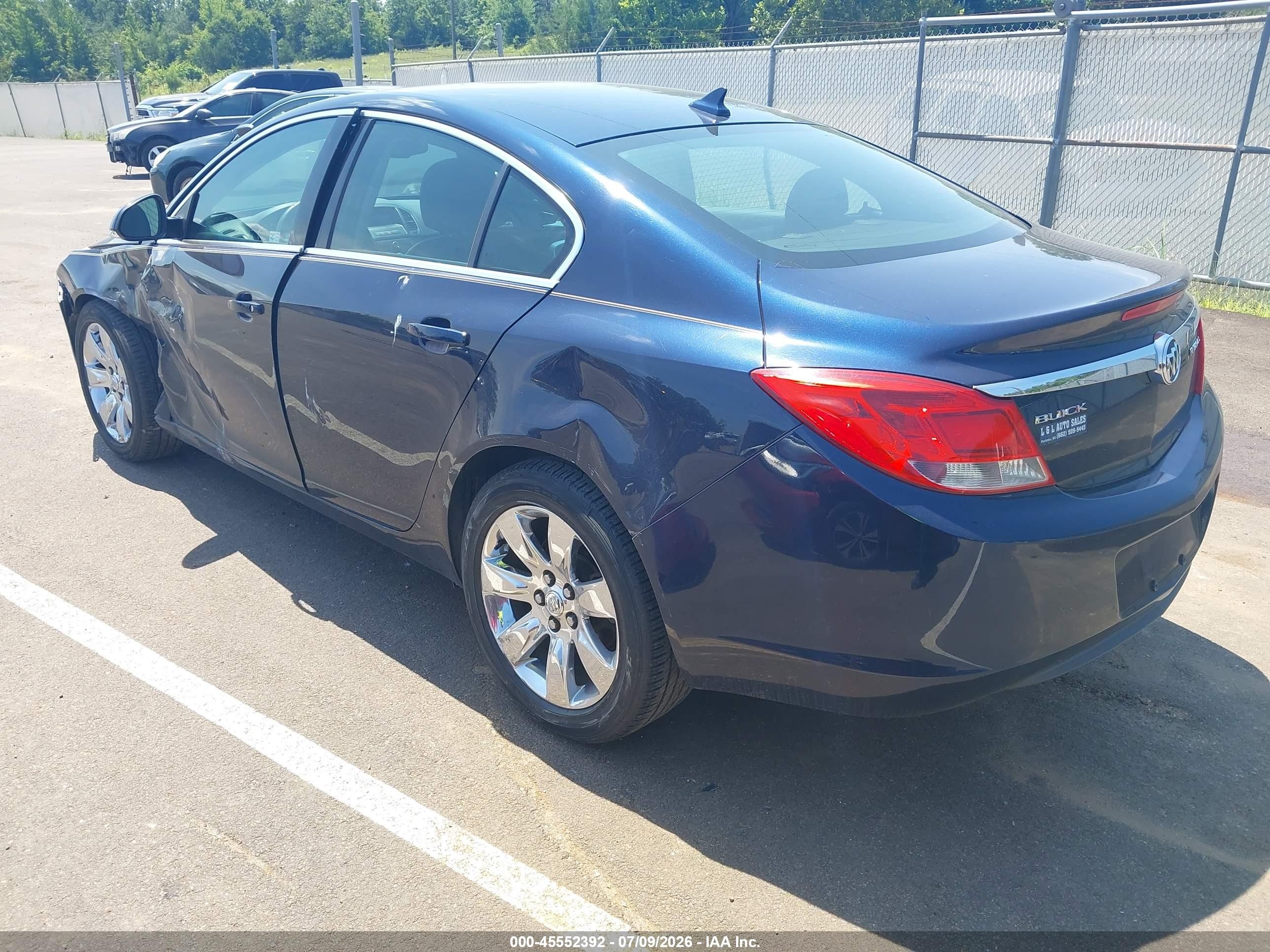 2012 Buick Regal   Dark Blue vin: 2G4GR5EKXC9154927