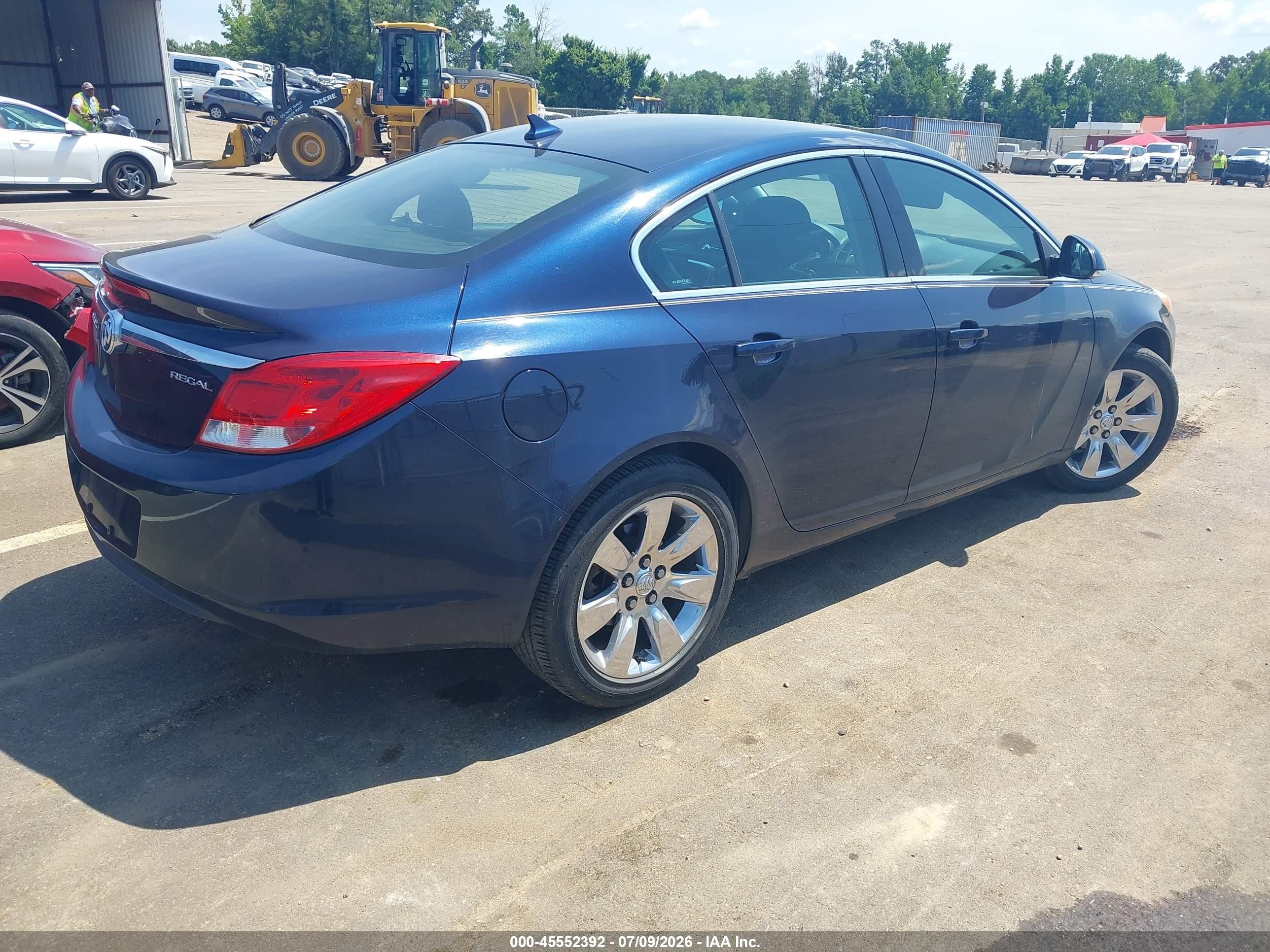 2012 Buick Regal   Dark Blue vin: 2G4GR5EKXC9154927