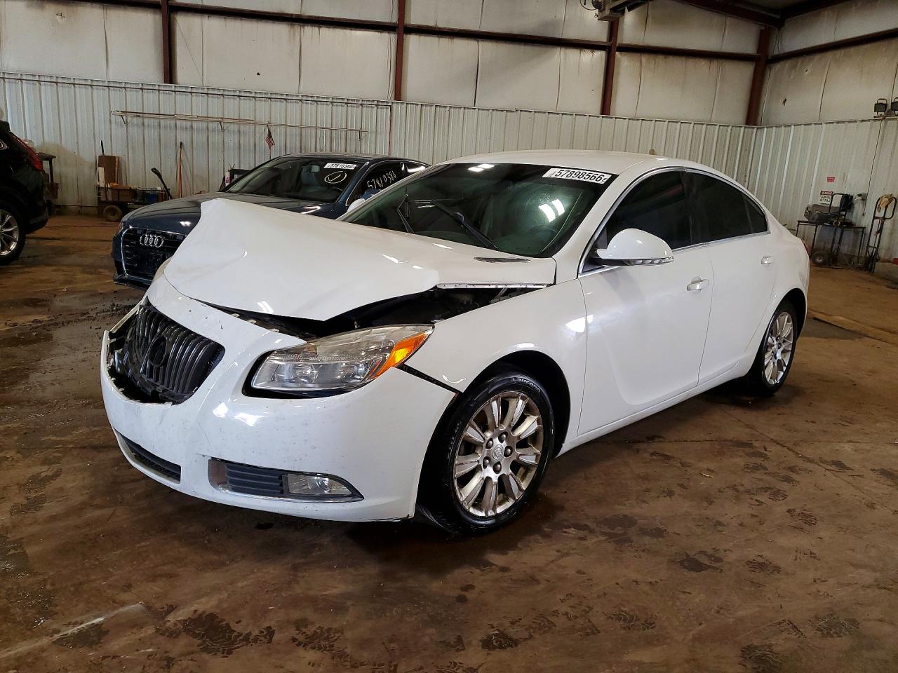 2012 Buick Regal White vin: 2G4GR5ER1C9151198
