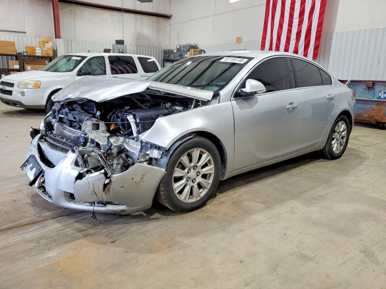 2012 Buick Regal Серебряный vin: 2G4GR5ER7C9214515