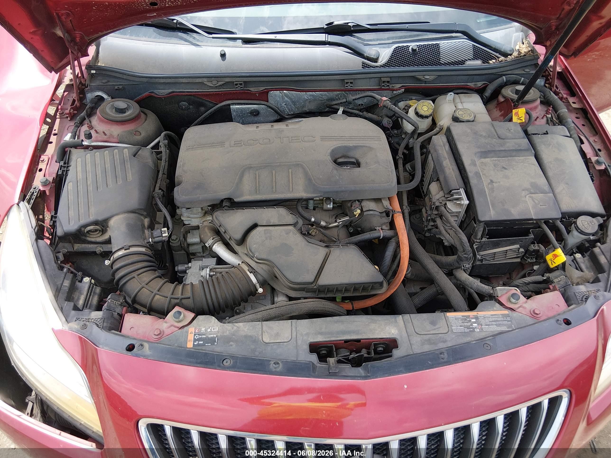 2013 Buick Regal   Red vin: 2G4GR5ER7D9238962