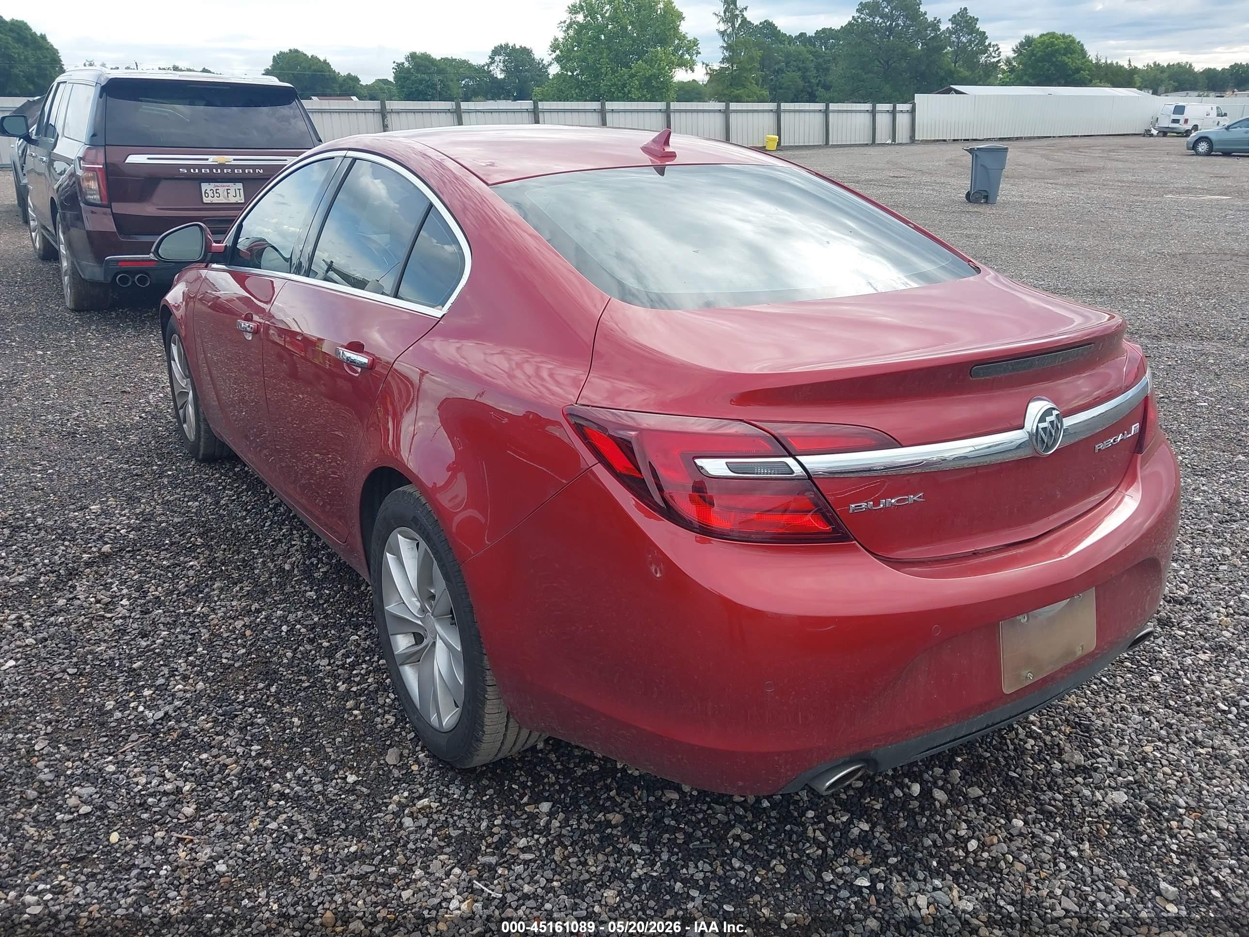 2014 Buick Regal Turbo Premium Ii Red vin: 2G4GR5GX1E9212550