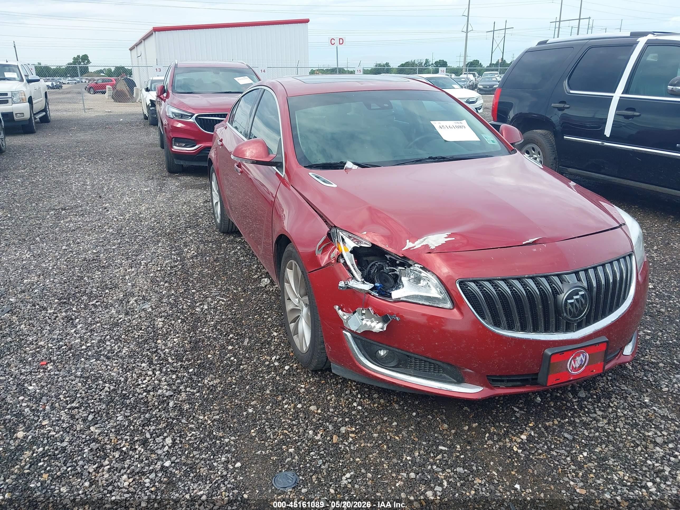 2014 Buick Regal Turbo Premium Ii Red vin: 2G4GR5GX1E9212550