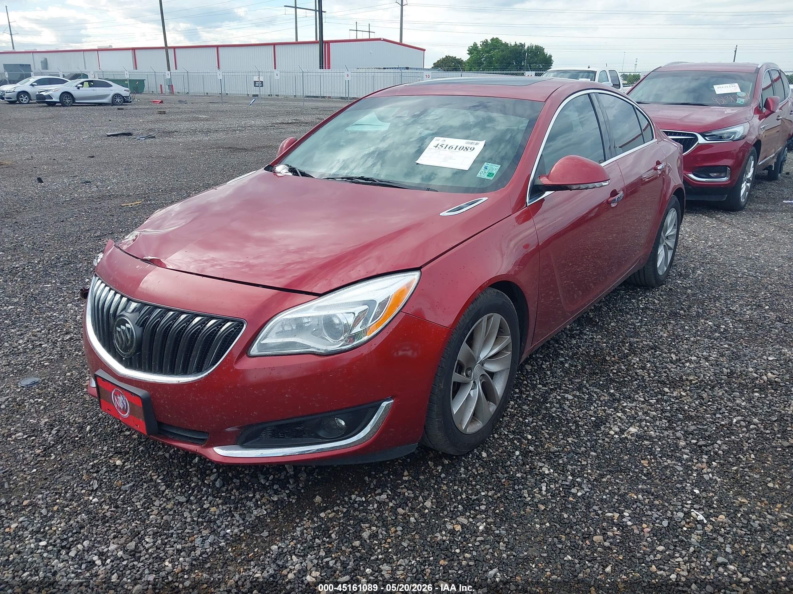 2014 Buick Regal Turbo Premium Ii Red vin: 2G4GR5GX1E9212550