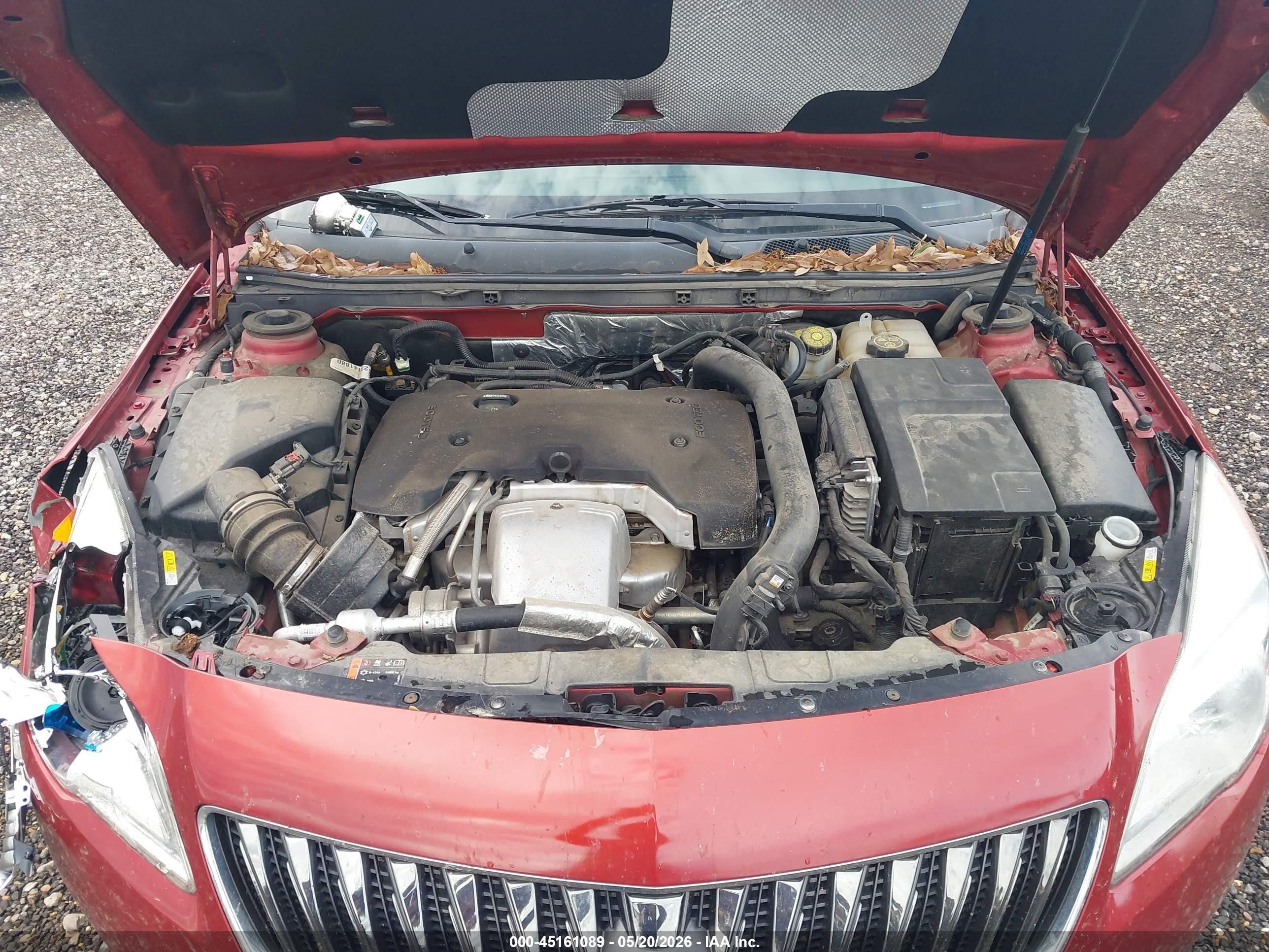 2014 Buick Regal Turbo Premium Ii Red vin: 2G4GR5GX1E9212550