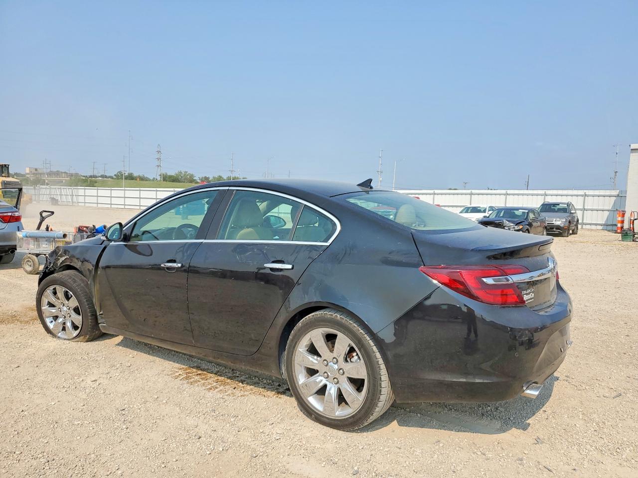 2014 Buick Regal Premium Черный vin: 2G4GR5GX9E9197845