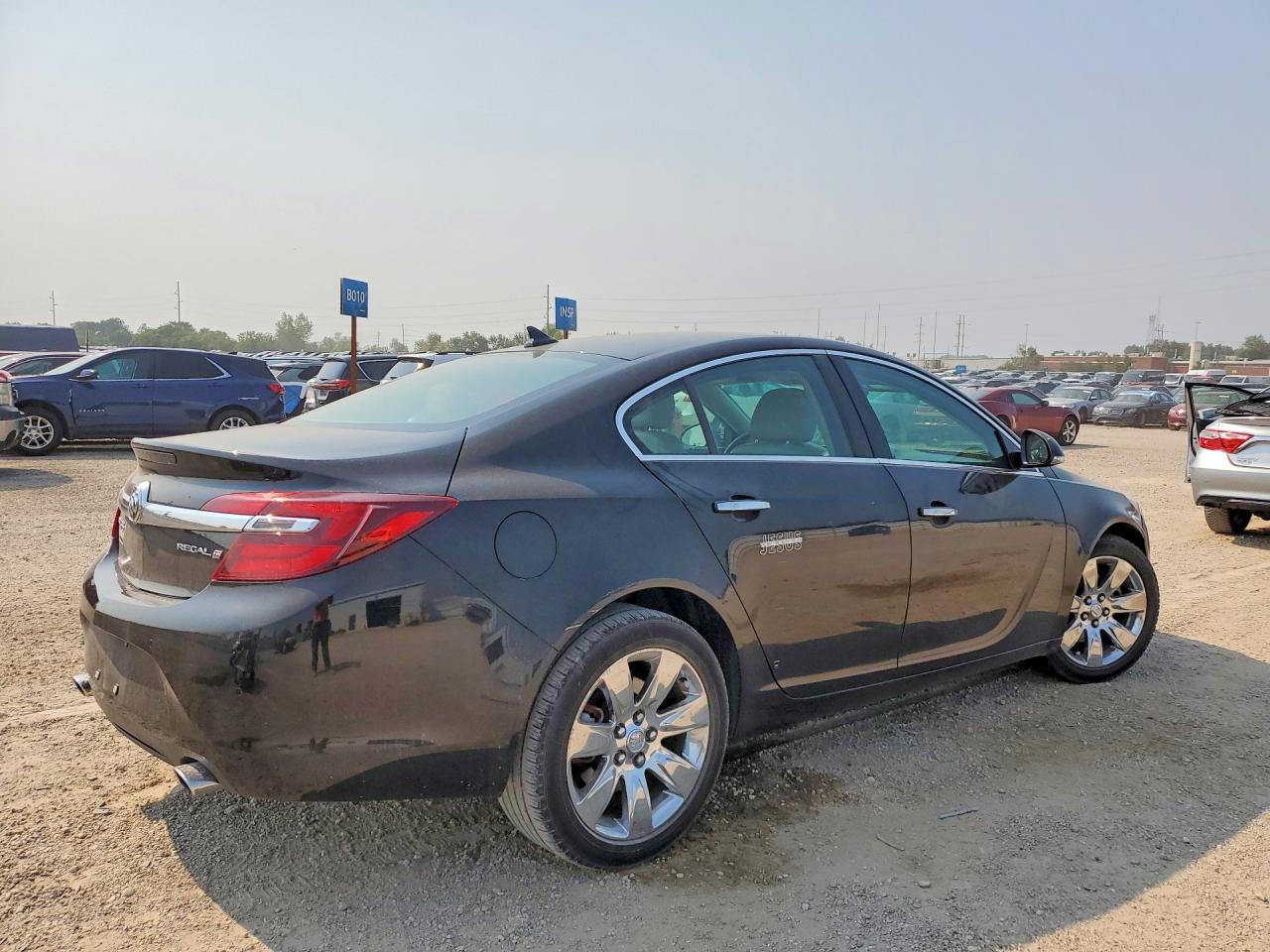 2014 Buick Regal Premium Черный vin: 2G4GR5GX9E9197845