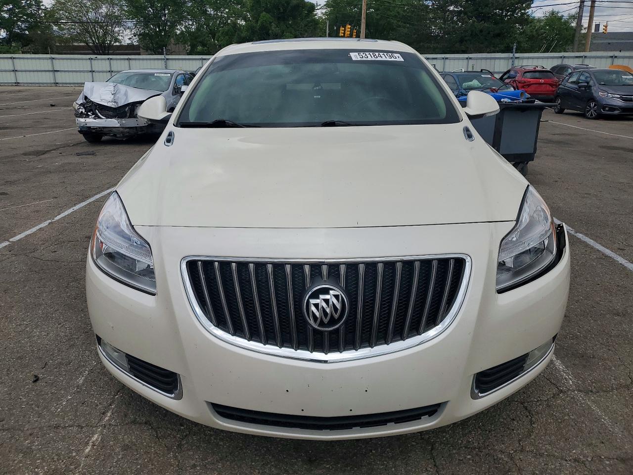2012 Buick Regal Premium White vin: 2G4GS5EK0C9136974