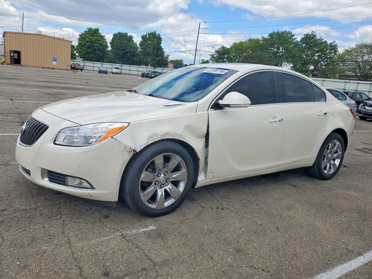 2012 Buick Regal Premium White vin: 2G4GS5EK0C9136974