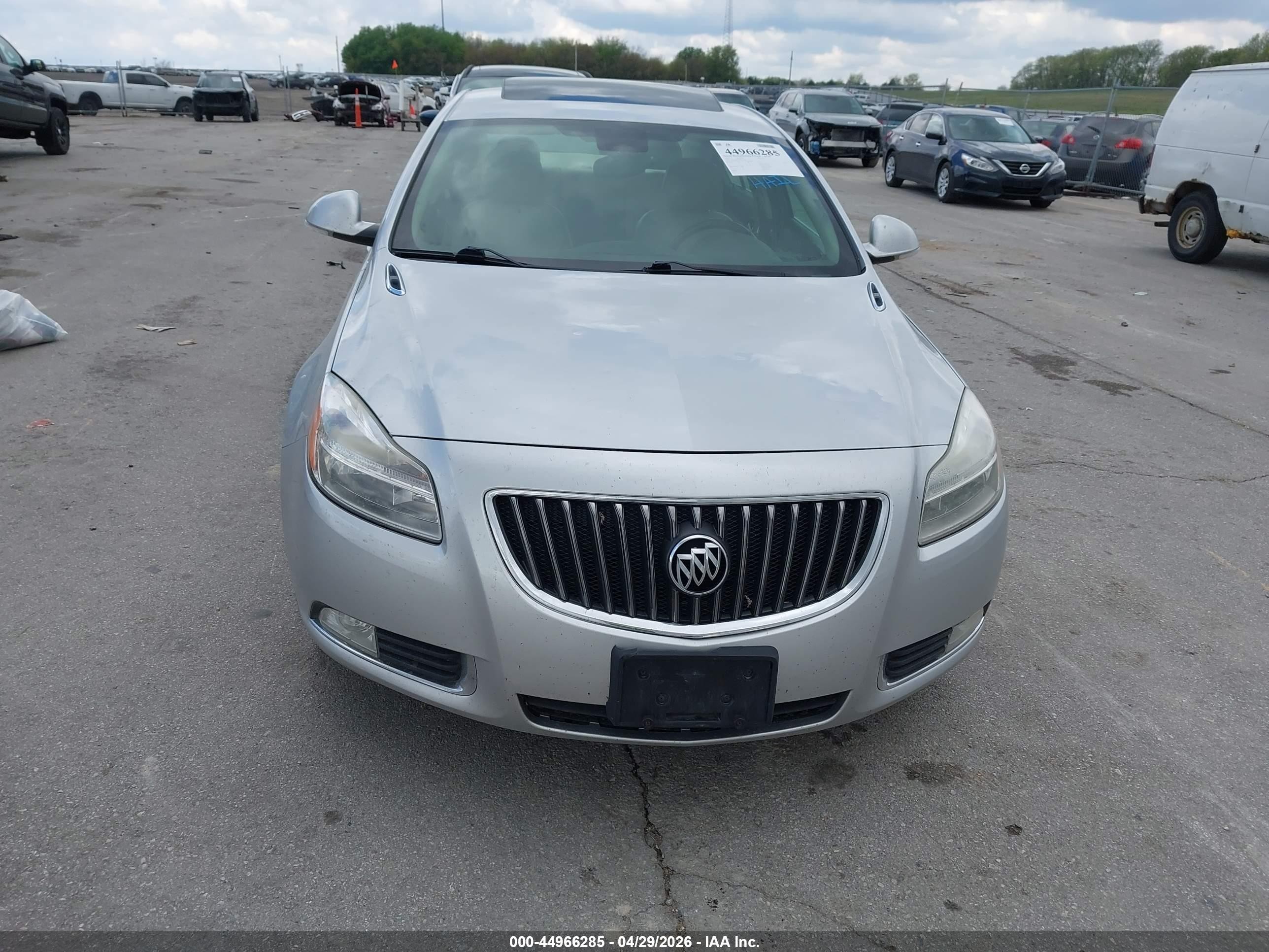 2012 Buick Regal Premium 1 Silver vin: 2G4GS5EK2C9207964