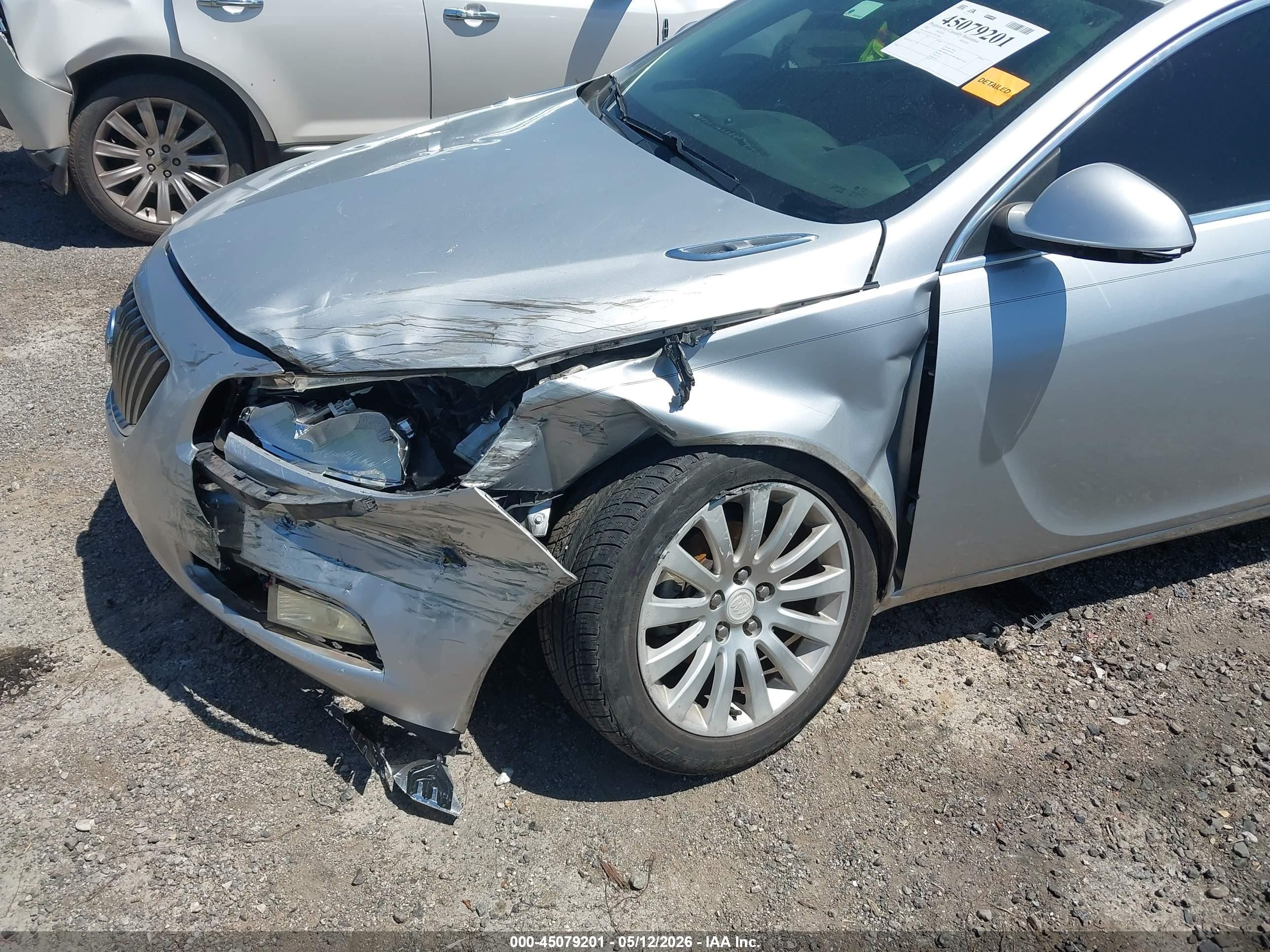 2012 Buick Regal Premium 1 Silver vin: 2G4GS5EK5C9170487