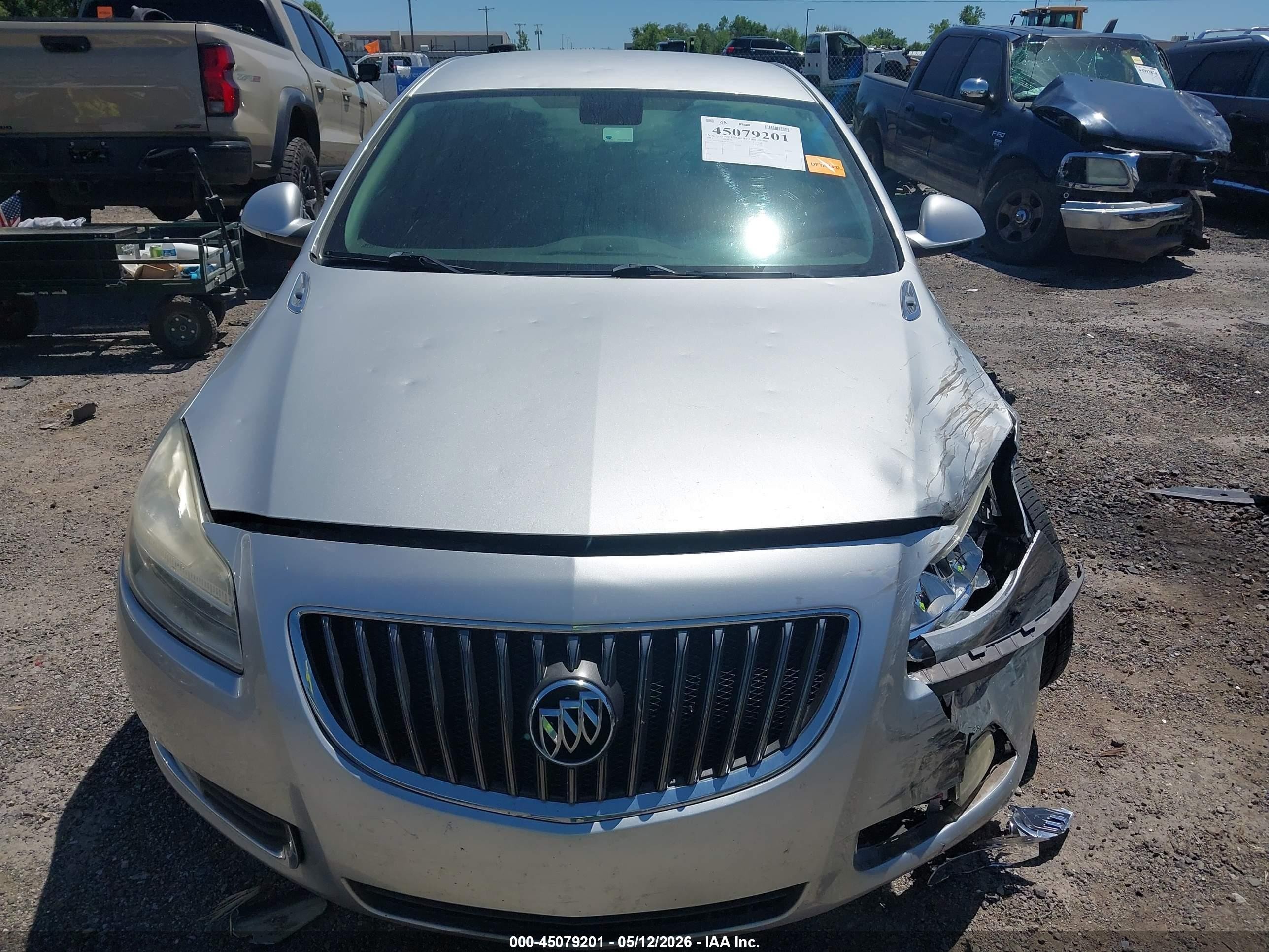 2012 Buick Regal Premium 1 Silver vin: 2G4GS5EK5C9170487