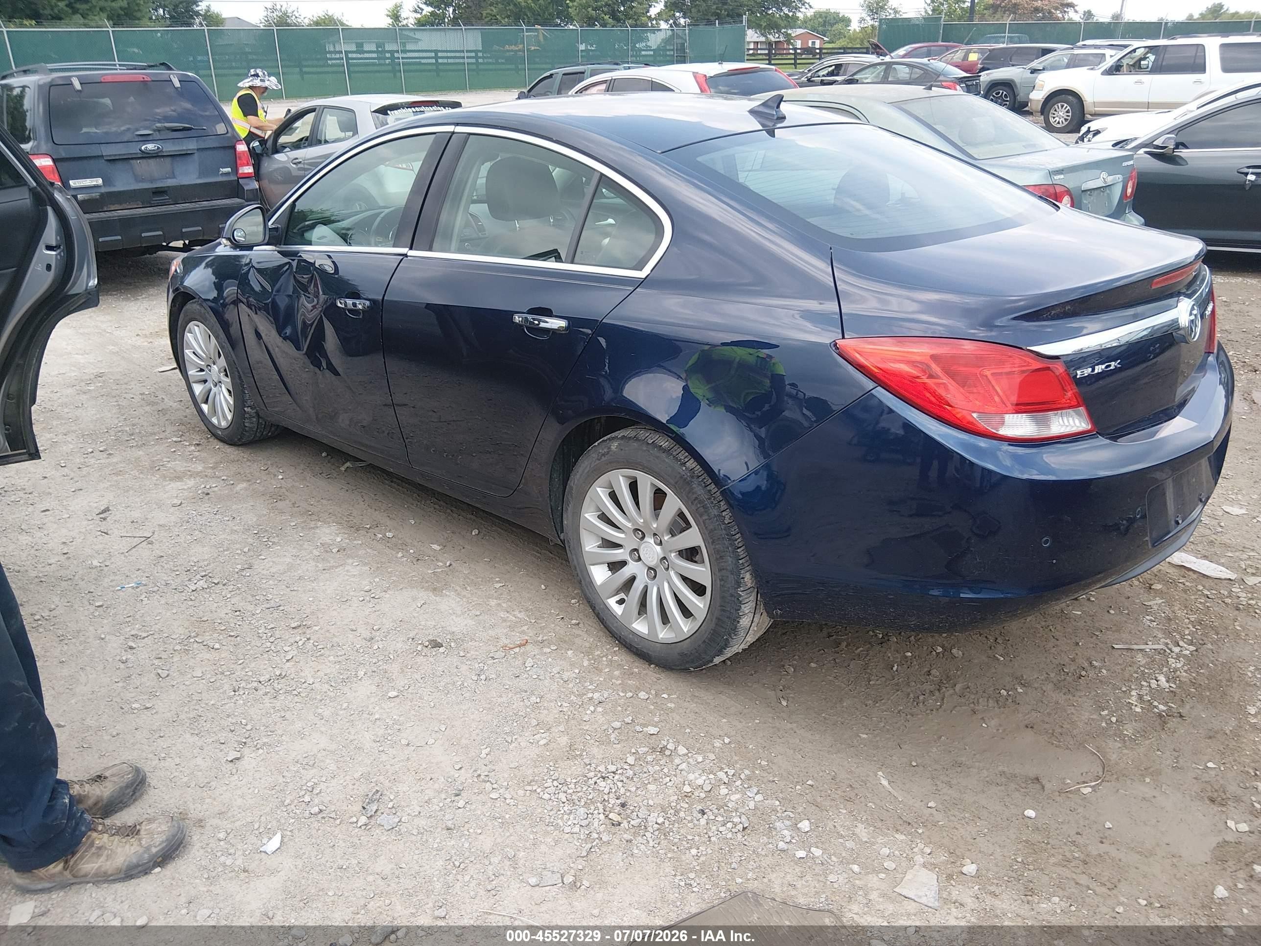 2012 Buick Regal Premium 1 Blue vin: 2G4GS5EK7C9139533