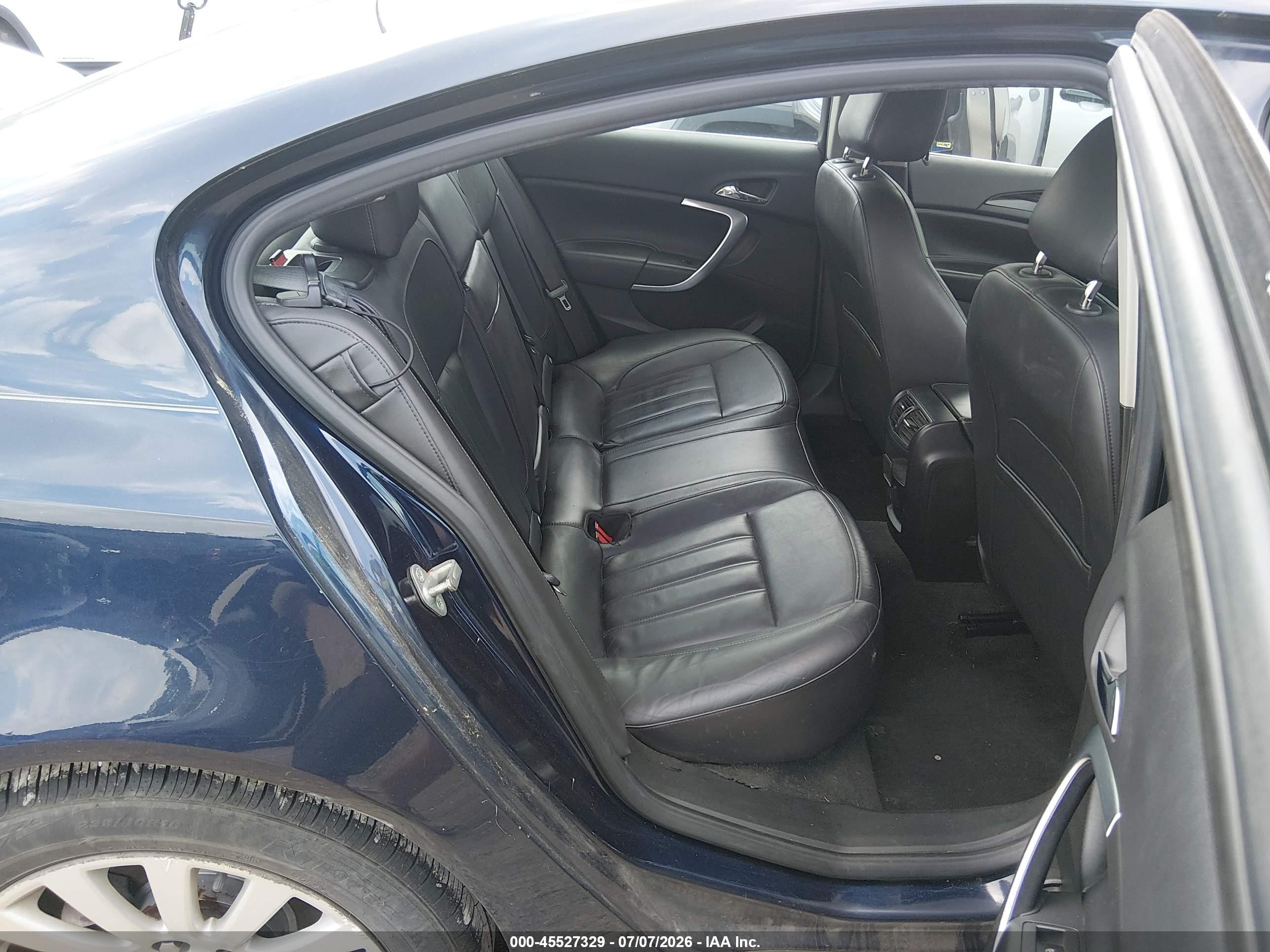 2012 Buick Regal Premium 1 Blue vin: 2G4GS5EK7C9139533