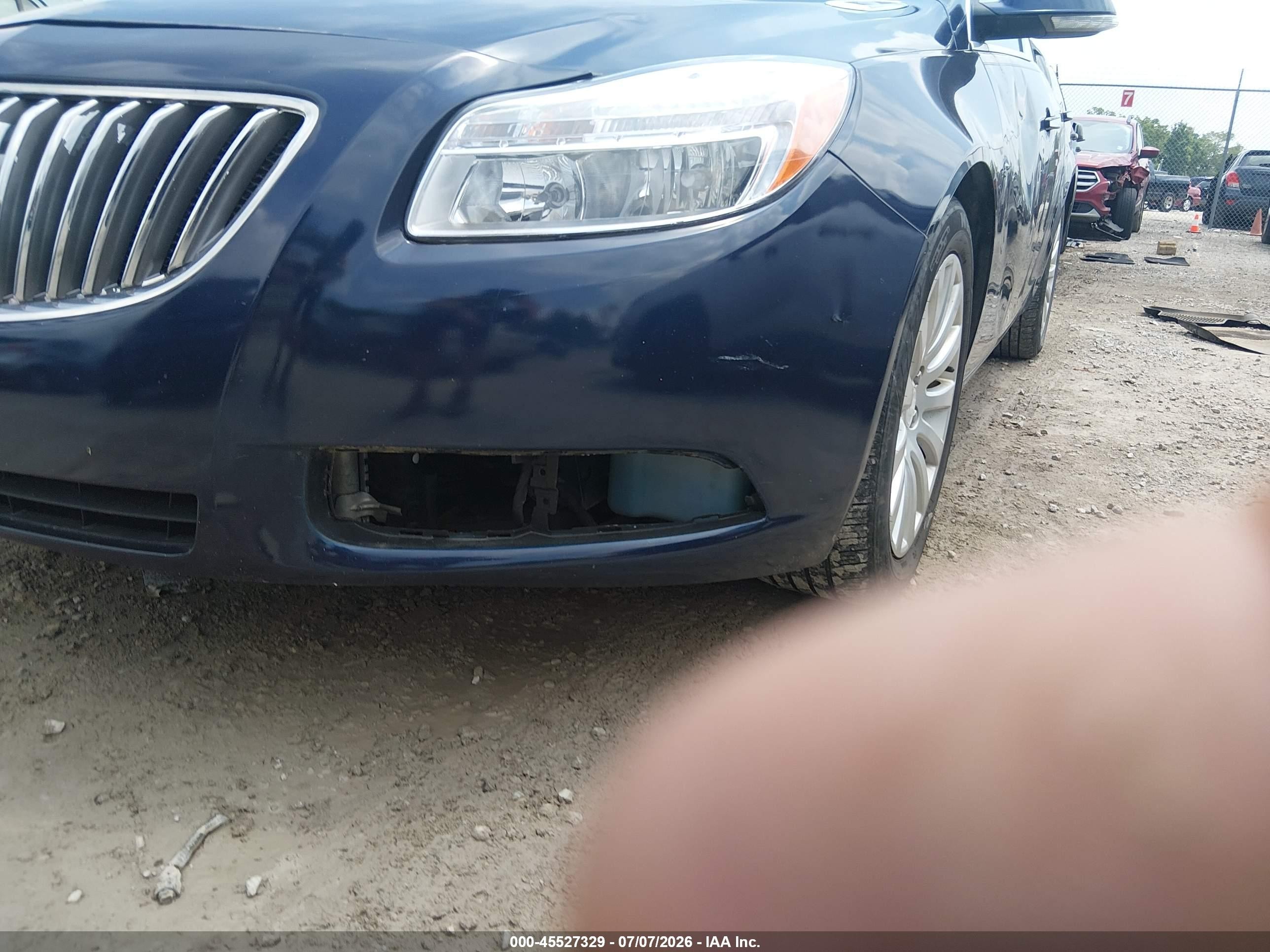 2012 Buick Regal Premium 1 Blue vin: 2G4GS5EK7C9139533