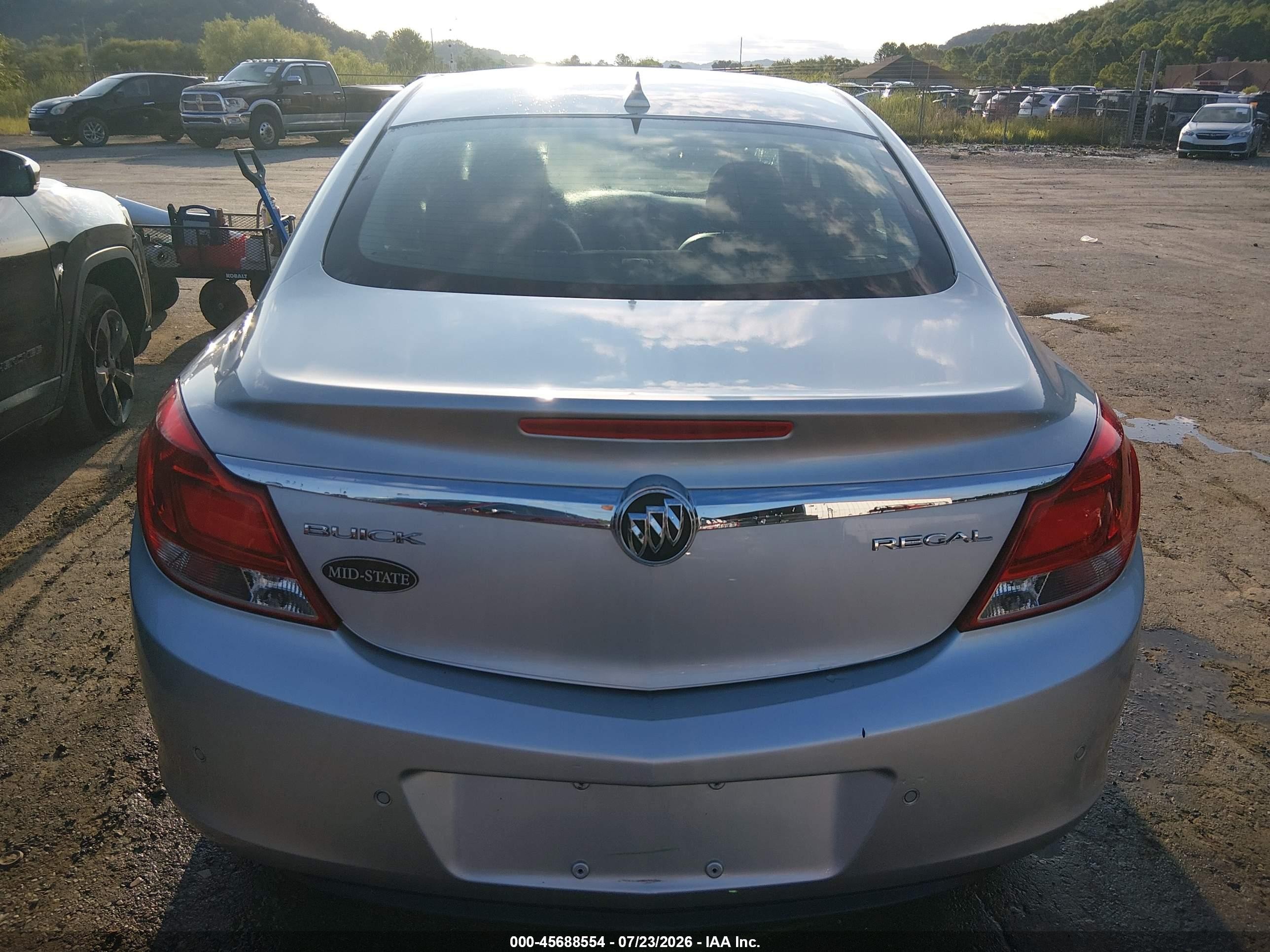 2012 Buick Regal Premium 1 Серебряный vin: 2G4GS5EK7C9142254