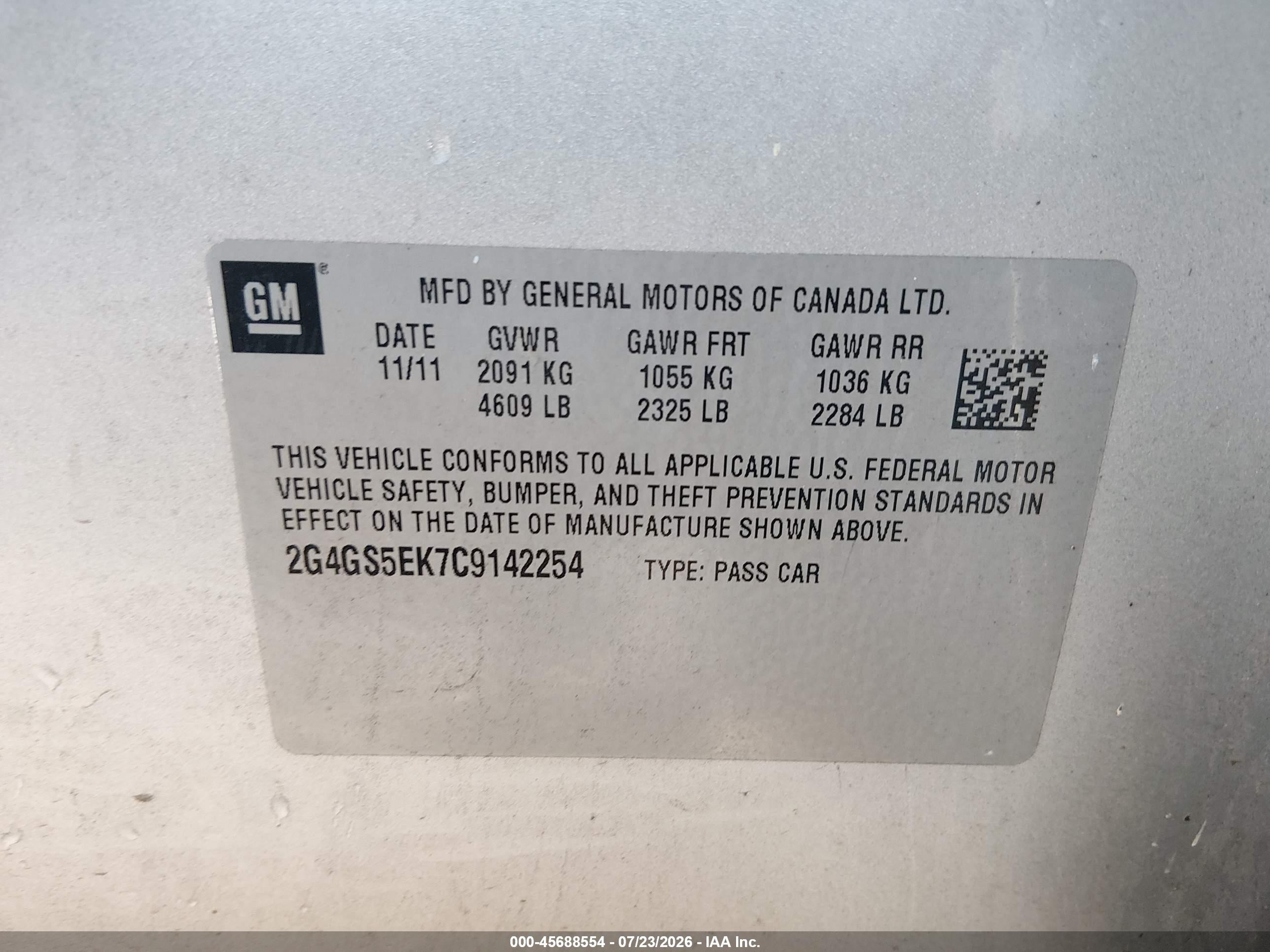 2012 Buick Regal Premium 1 Серебряный vin: 2G4GS5EK7C9142254