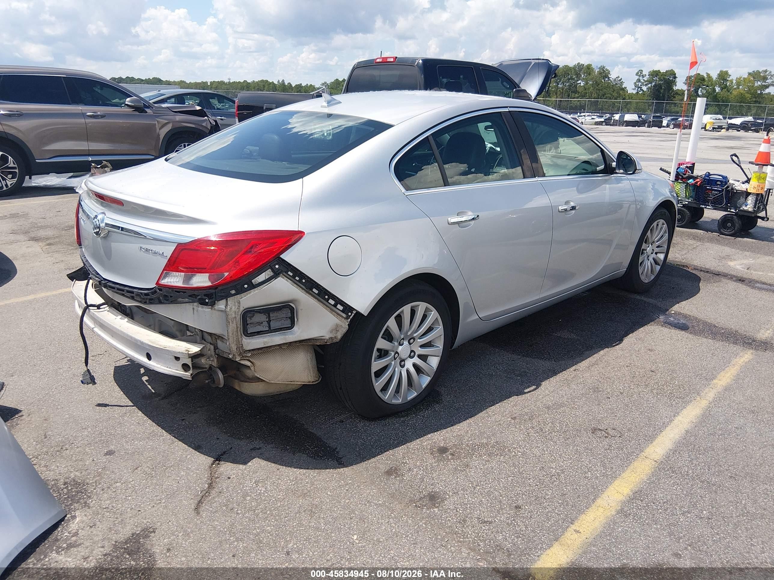 2012 Buick Regal Premium 1 Gray vin: 2G4GS5EK9C9138142